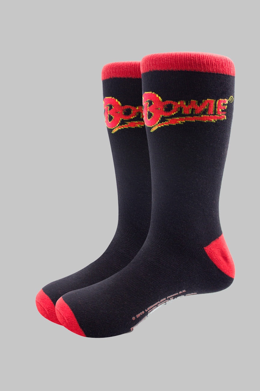 Paradiso Clothing Unisex Black David Bowie Flash Logo Socks