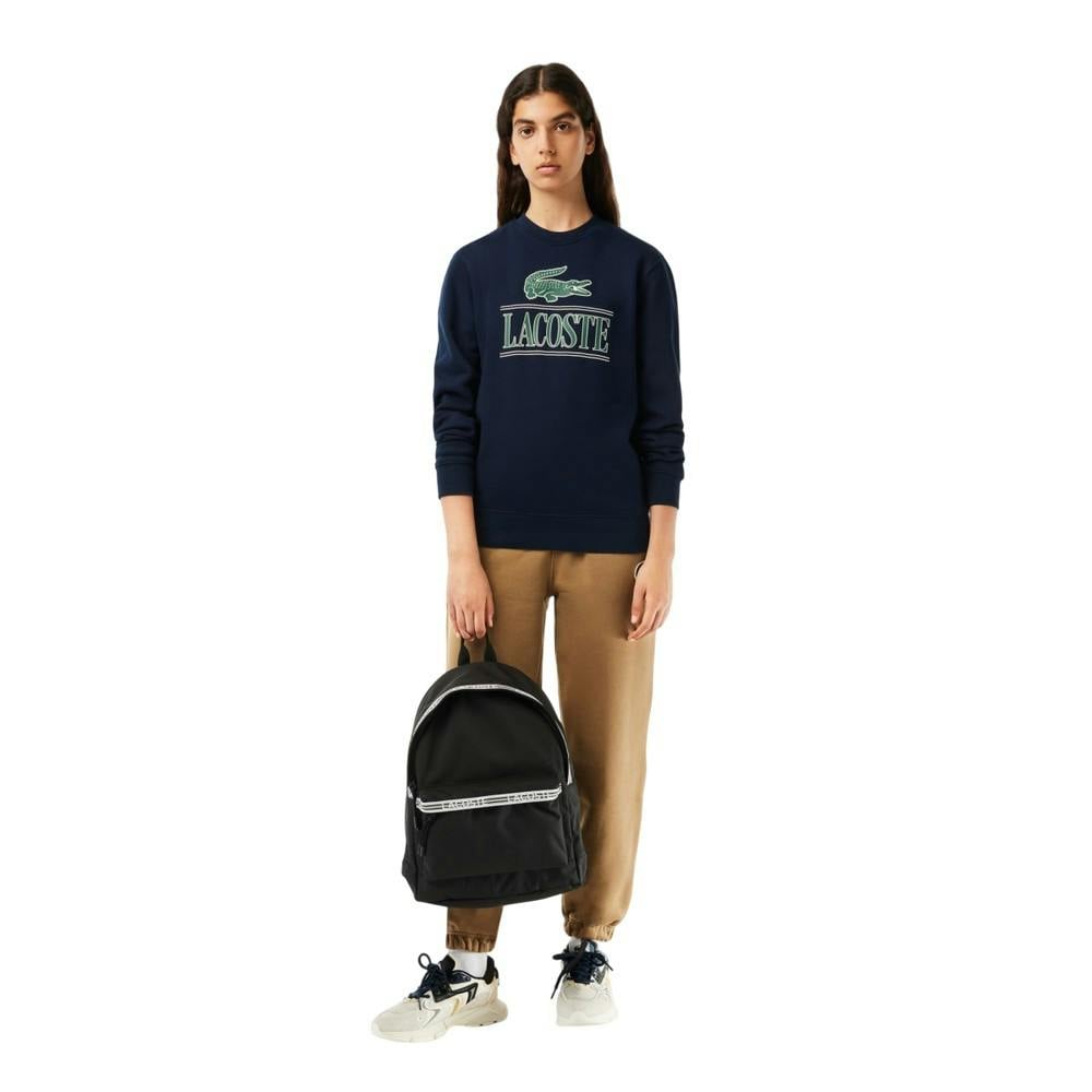 Lacoste Men's Blue Oversized Sweatshirt - Navy - Xxs - Navy - 100% Cotton