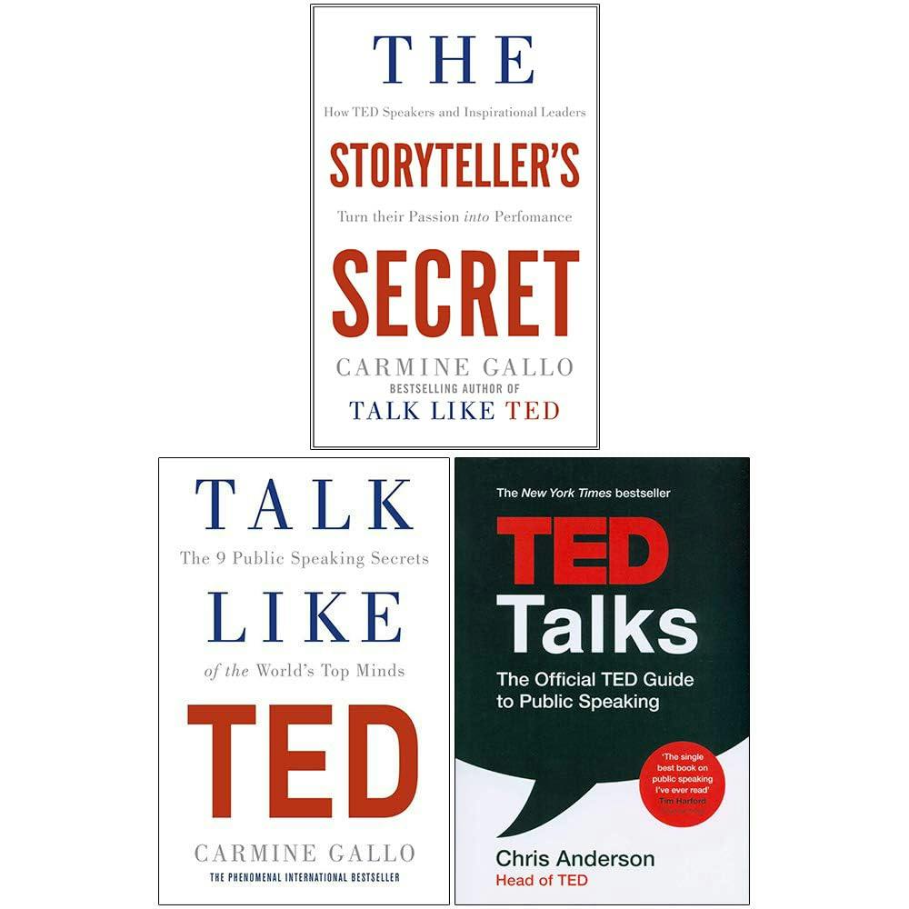 The Storyteller's ,TED Talks,Talk Like TED 3 books collection set Paperback NEW - Image 7