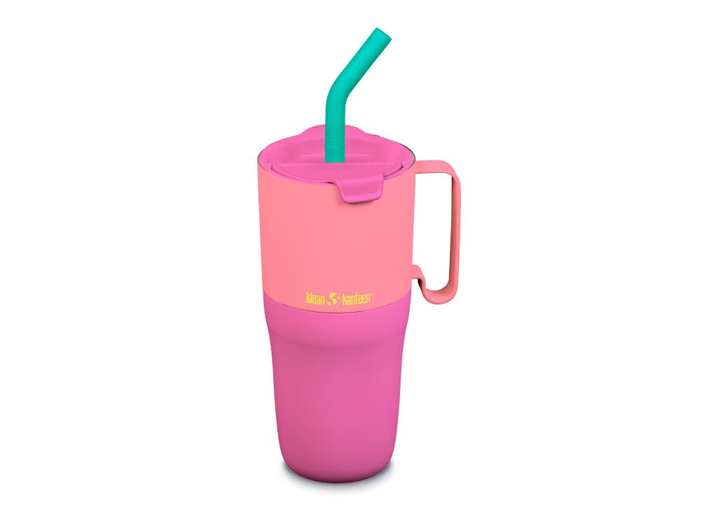 Rackhams Pink 768Ml Rise Tumbler With Straw Lid - Lemonade Kaleidoscope