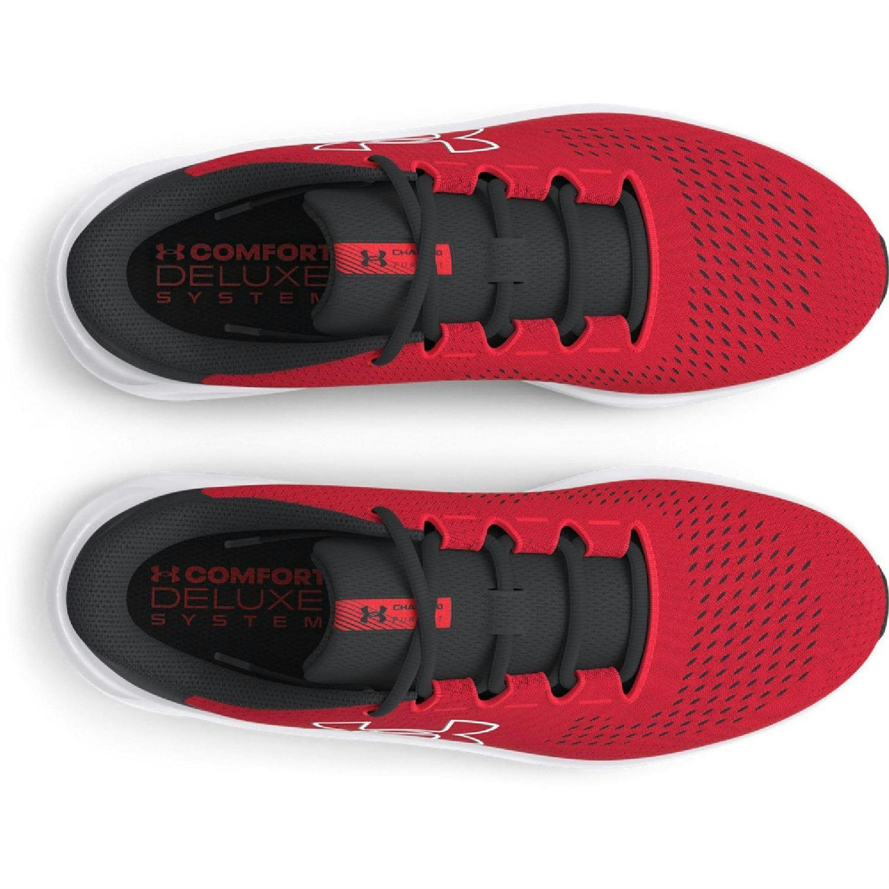 Under Armour Men's Red Charged Pursuit 3 Trainers - 4.5 Uk - 100% Mixed