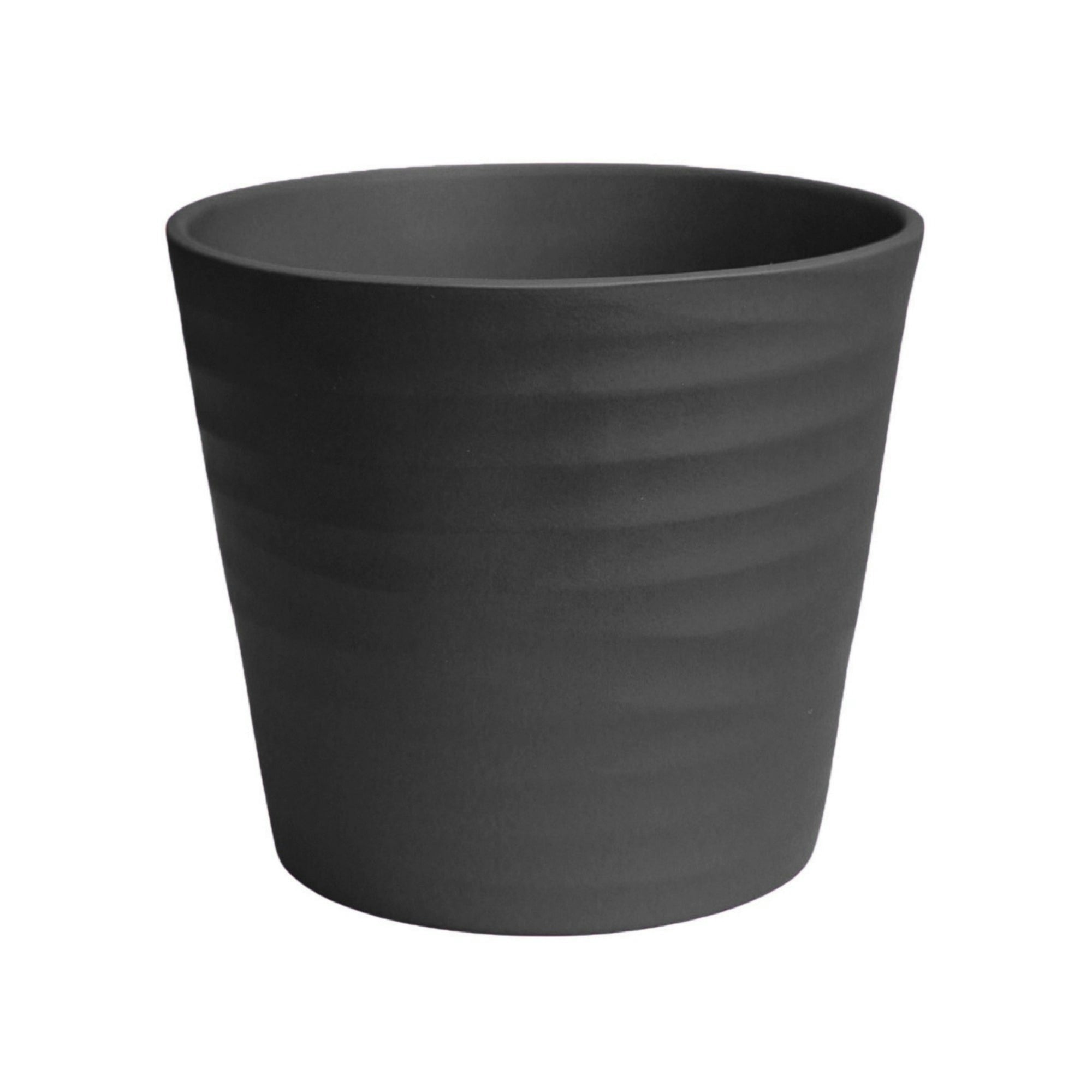 Ivyline Anthracite Oslo Taper Planter - Medium
