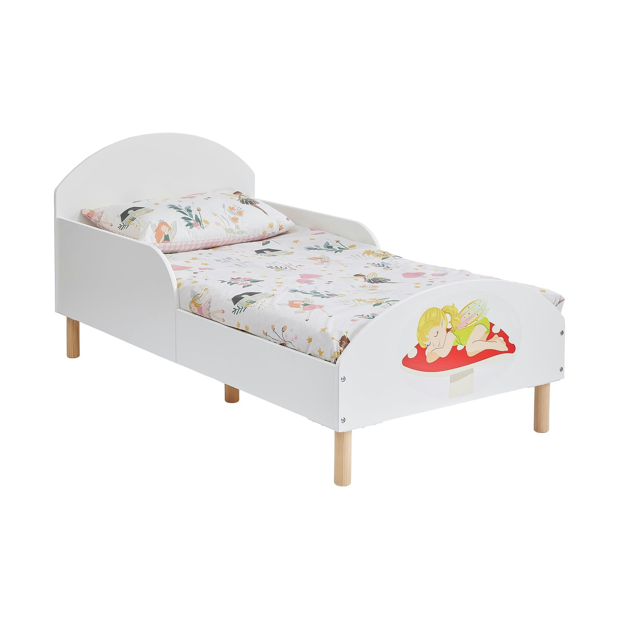 B&Q -  Fairy White Toddler Bed - Image 4