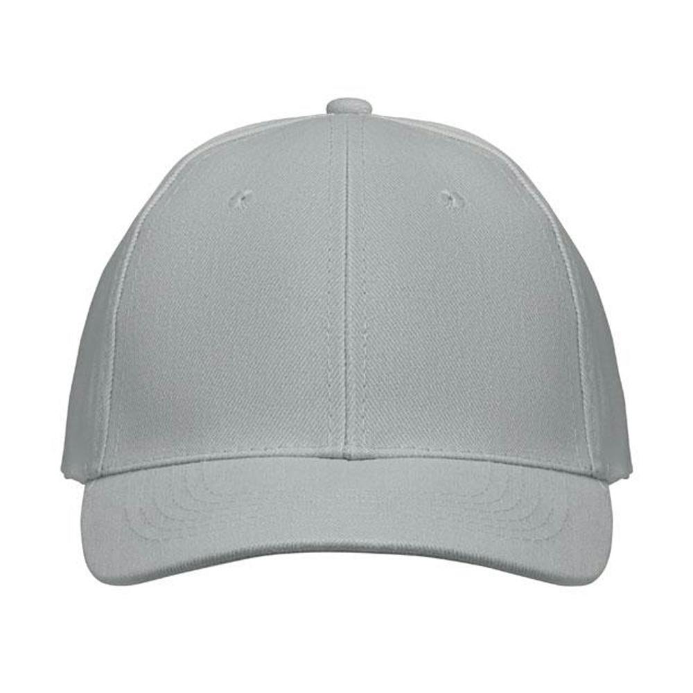 Midocean Grey Buffalo 6 Panel Baseball Cap - One Size - 100% Mixed