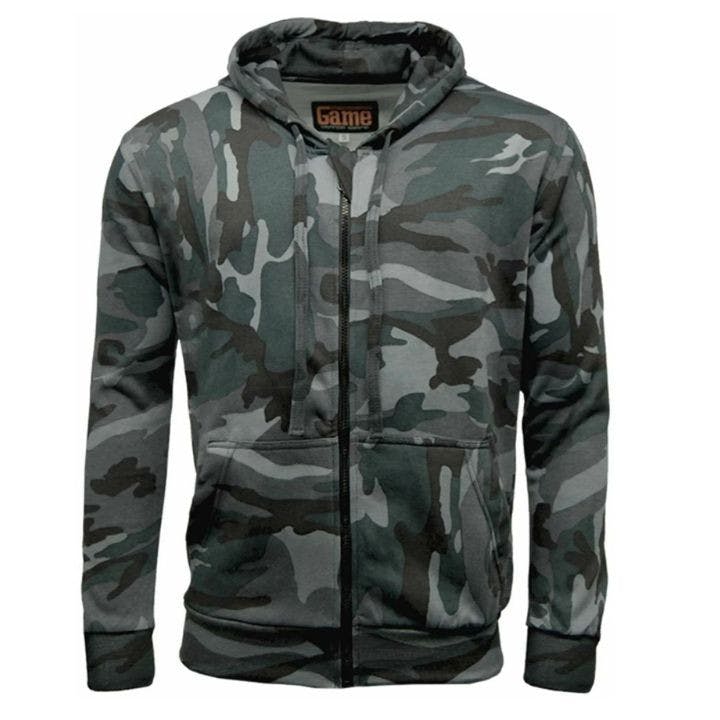 Game Technical Apparel Game Camouflage Zip Hoodie - Urban Camo - 5XL