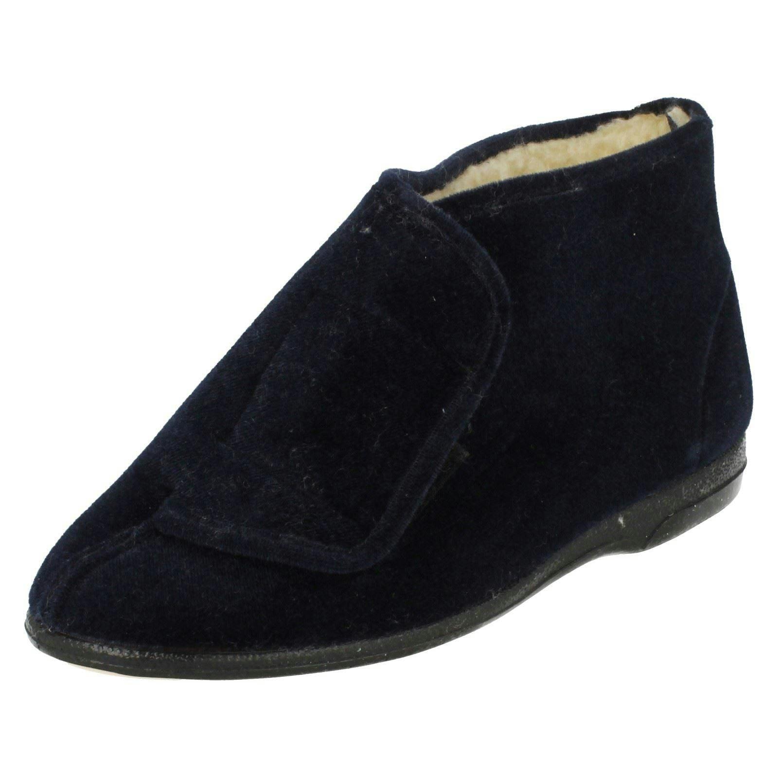 Spot On Men's Bootee Slipper Albert - Navy - Uk 9