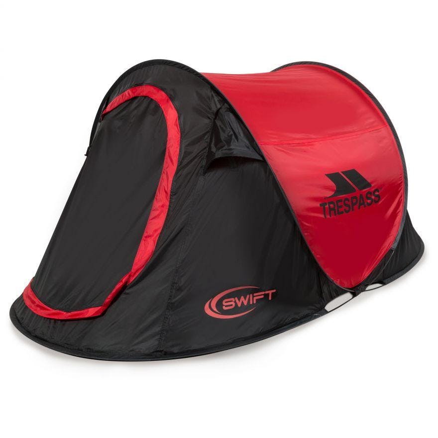 Trespass Red/Black Swift Pop-Up Tent - One Size