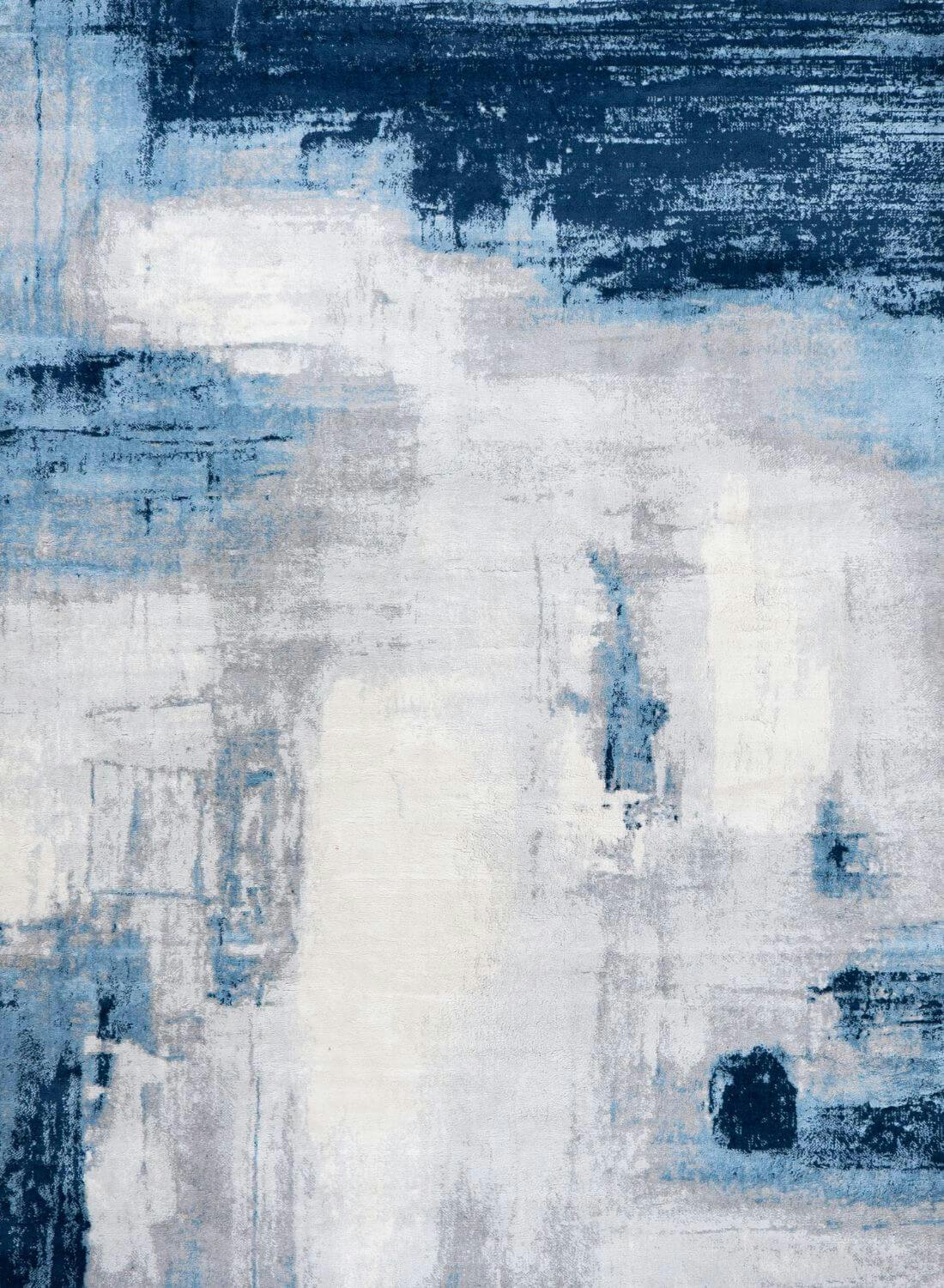 Rackhams Elaris Abstract Navy Rug | 410 - 120X170 Cm