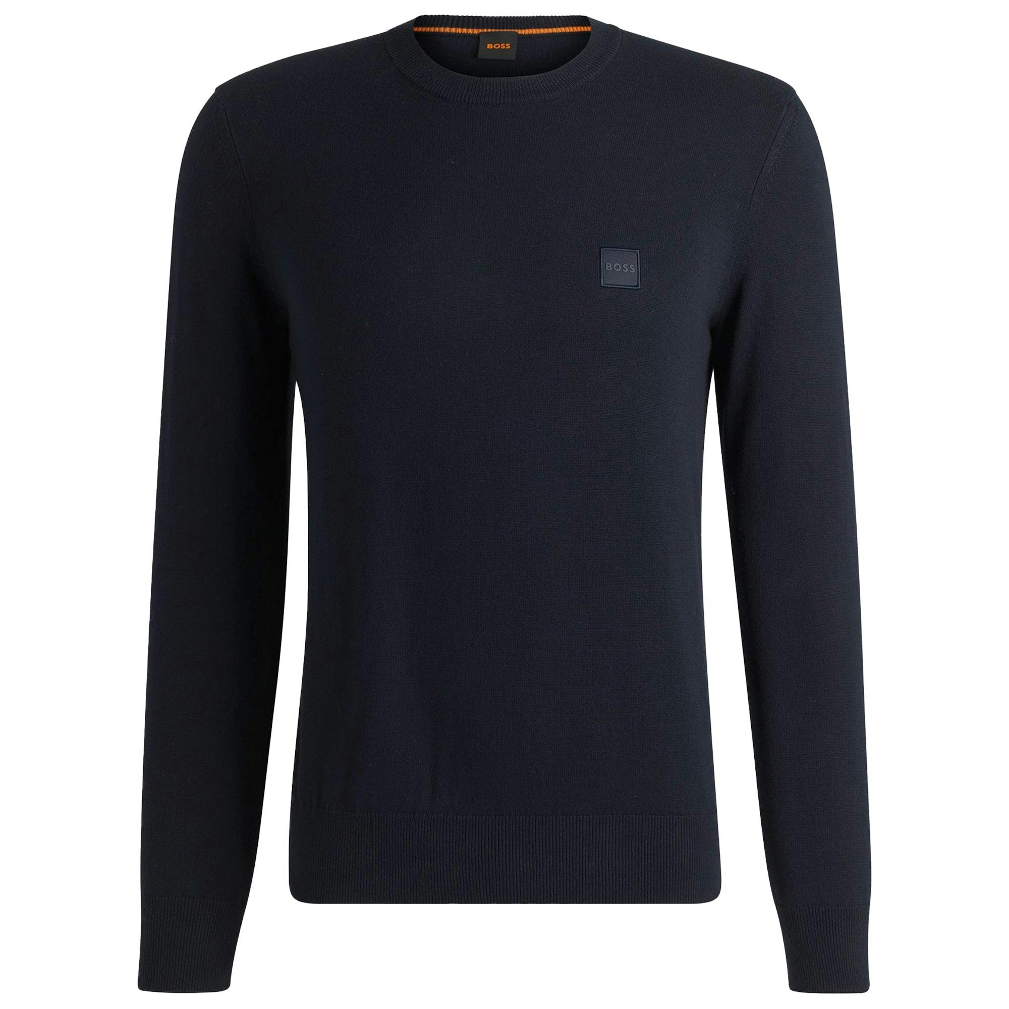 Boss Dark/Blue Kanovano S Crew Neck Knit - Small