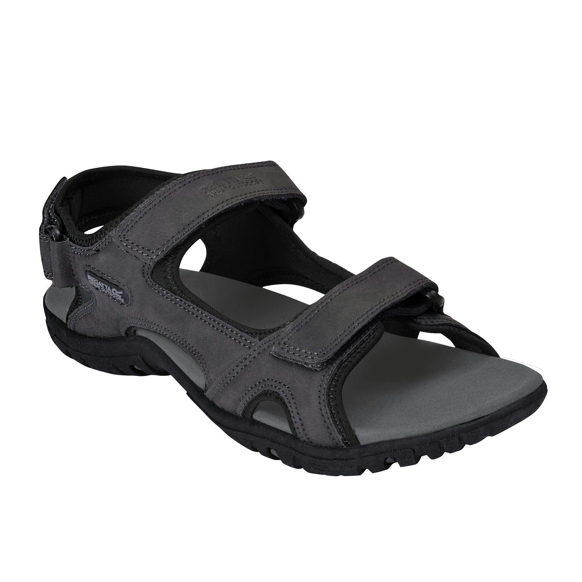Regatta Men's Grey Great Outdoors Haris Sandals - Briar - Briar - Uk 12 - 57% Polyester/43% Other Fibres