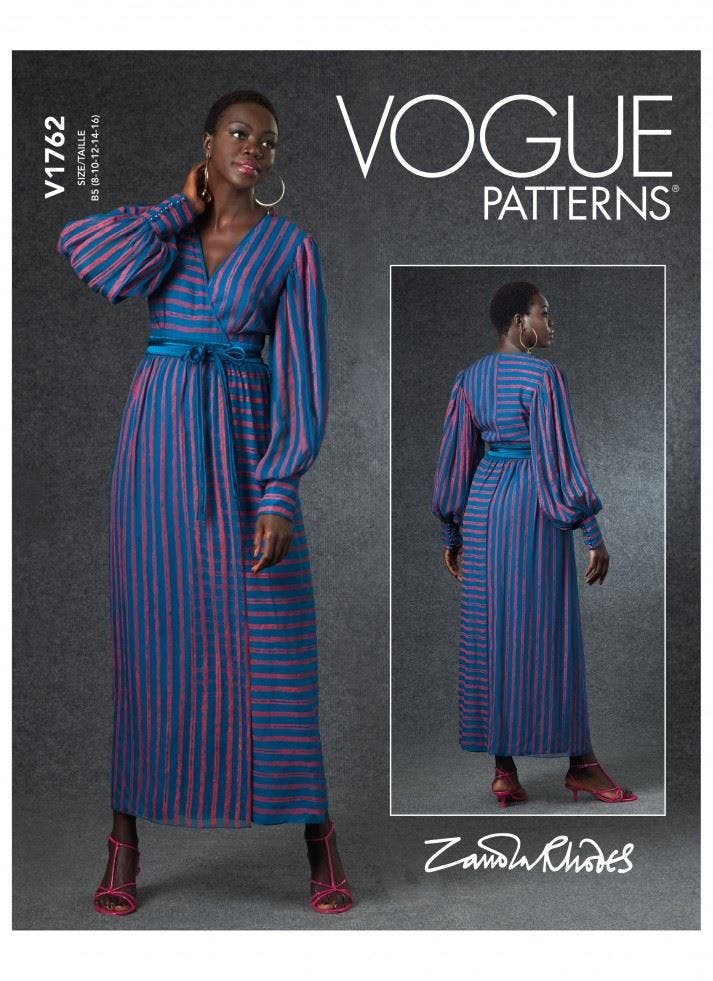 Vogue Women's Sewing Pattern 1762, Dresses For F5 (16-18-20-22-24) - Intermediate - F5 (16-18-20-22-24)