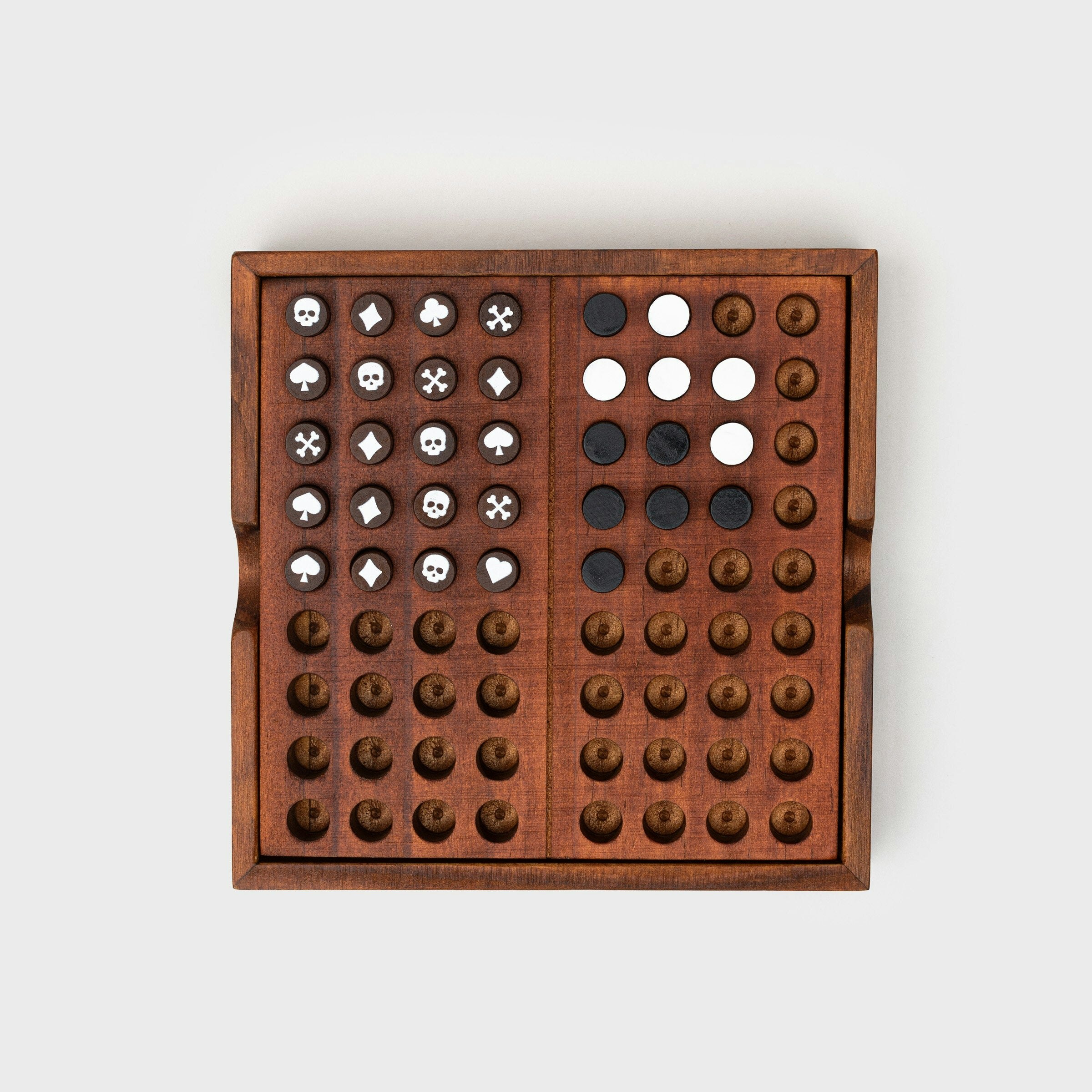 Suck Uk Wooden Codebreaker Game – 2-Player Puzzle With Pegs And Charm