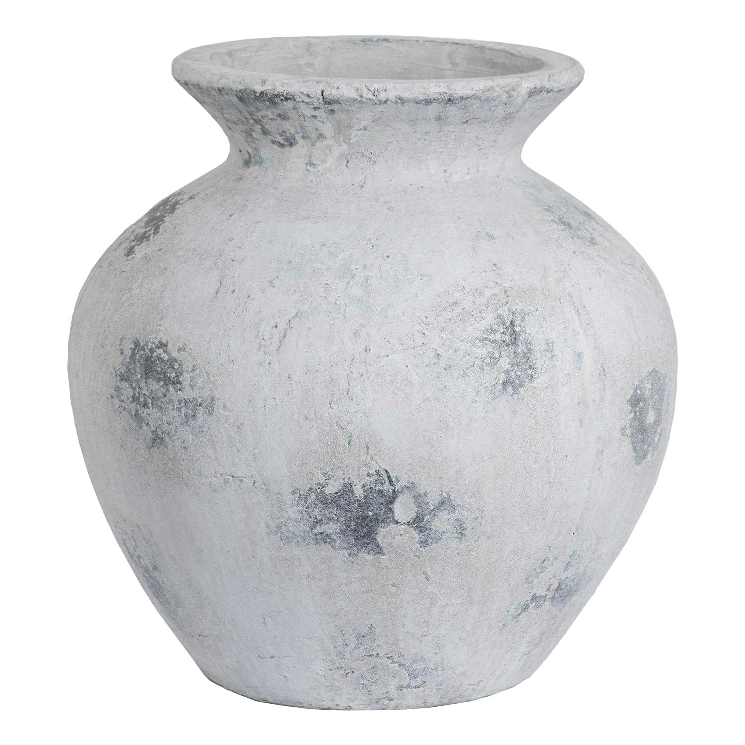 Rackhams Downton Antique Look Vase - Stone - One Size - Stone - 100% Mixed