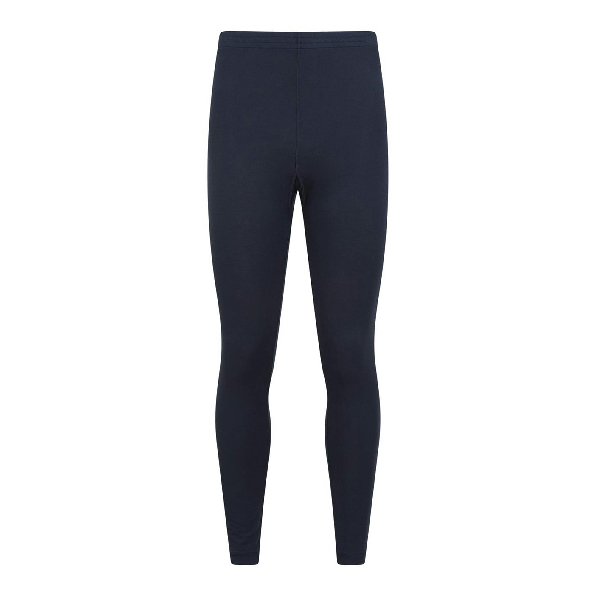 Mountain Warehouse Men's Keep The Heat Thermal Bottoms - Navy - Navy - 4XL - 37% Acrylic/32% Polyester/25% Viscose/6% Elastane