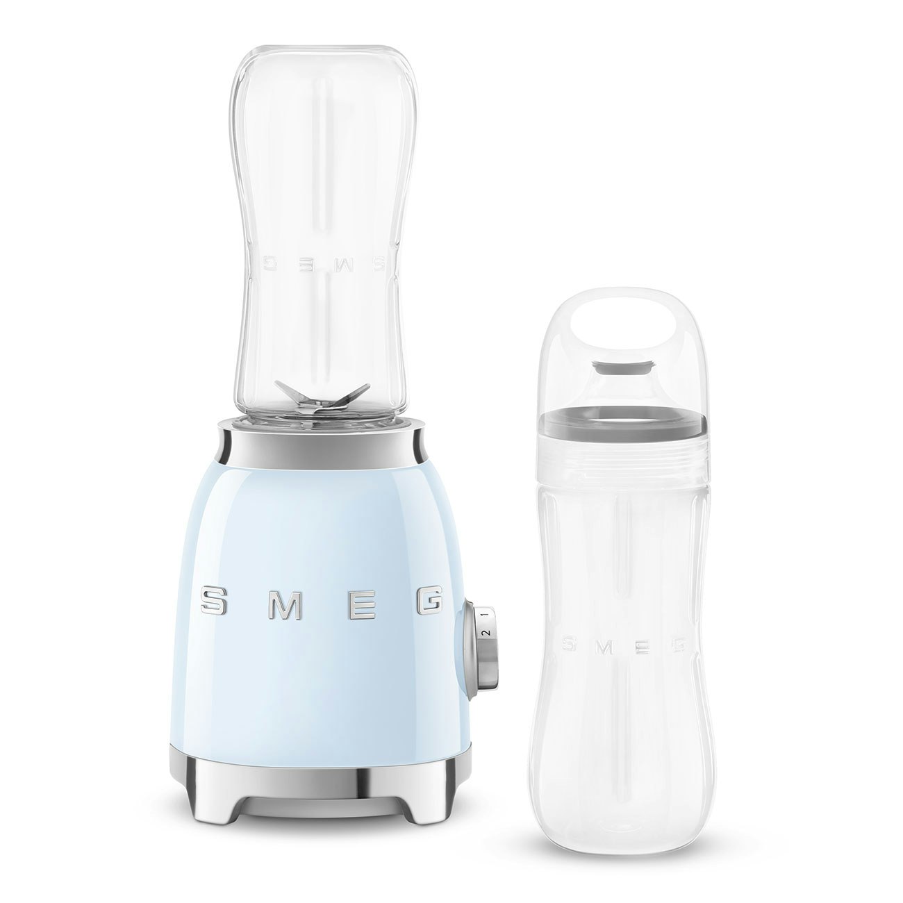 Smeg Blue Pbf01 50'S Retro Blender & Smoothie Maker - Pastel 600Ml