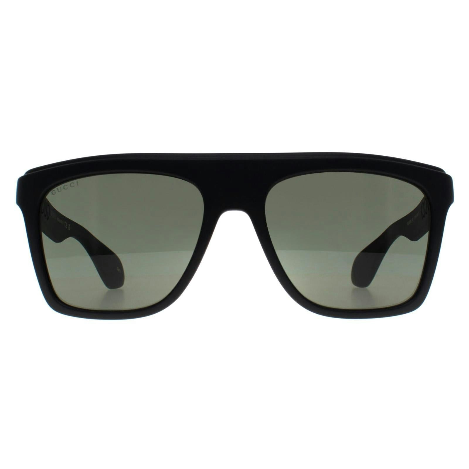Gucci Men's Black/Grey Sunglasses Gg1570s Matte For Size 001