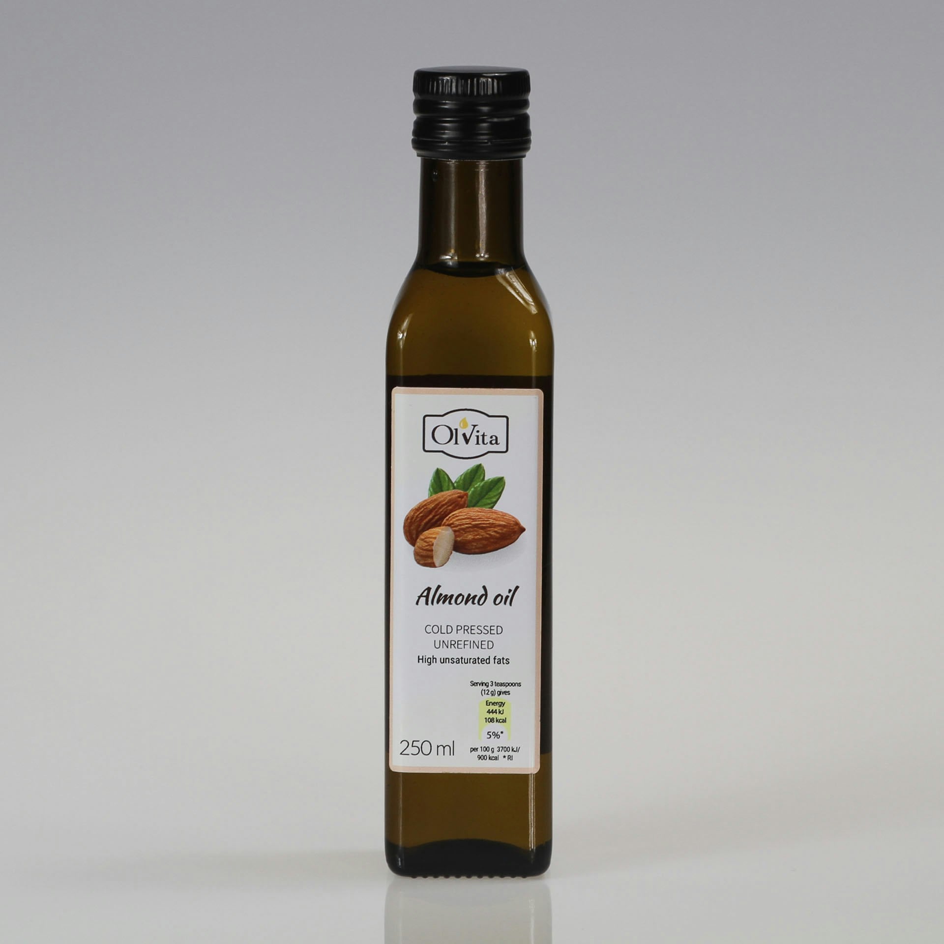 Ol'vita Light/Dark Almond Oil | Cold Pressed | Unrefined - 250 Ml - 1