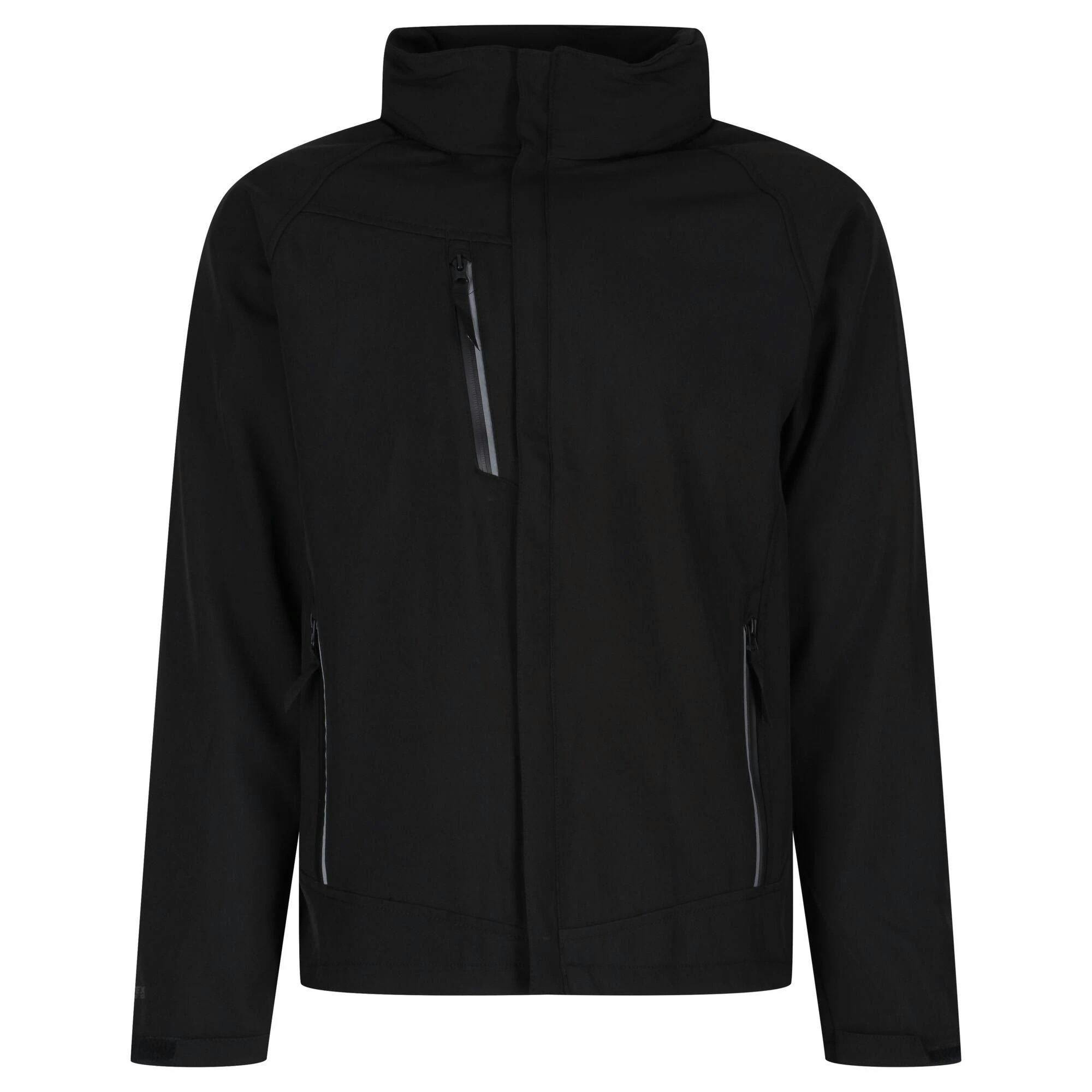 Regatta Men's Black Professional Soft Shell Jacket - L - 96% Polyester/4% Elastane