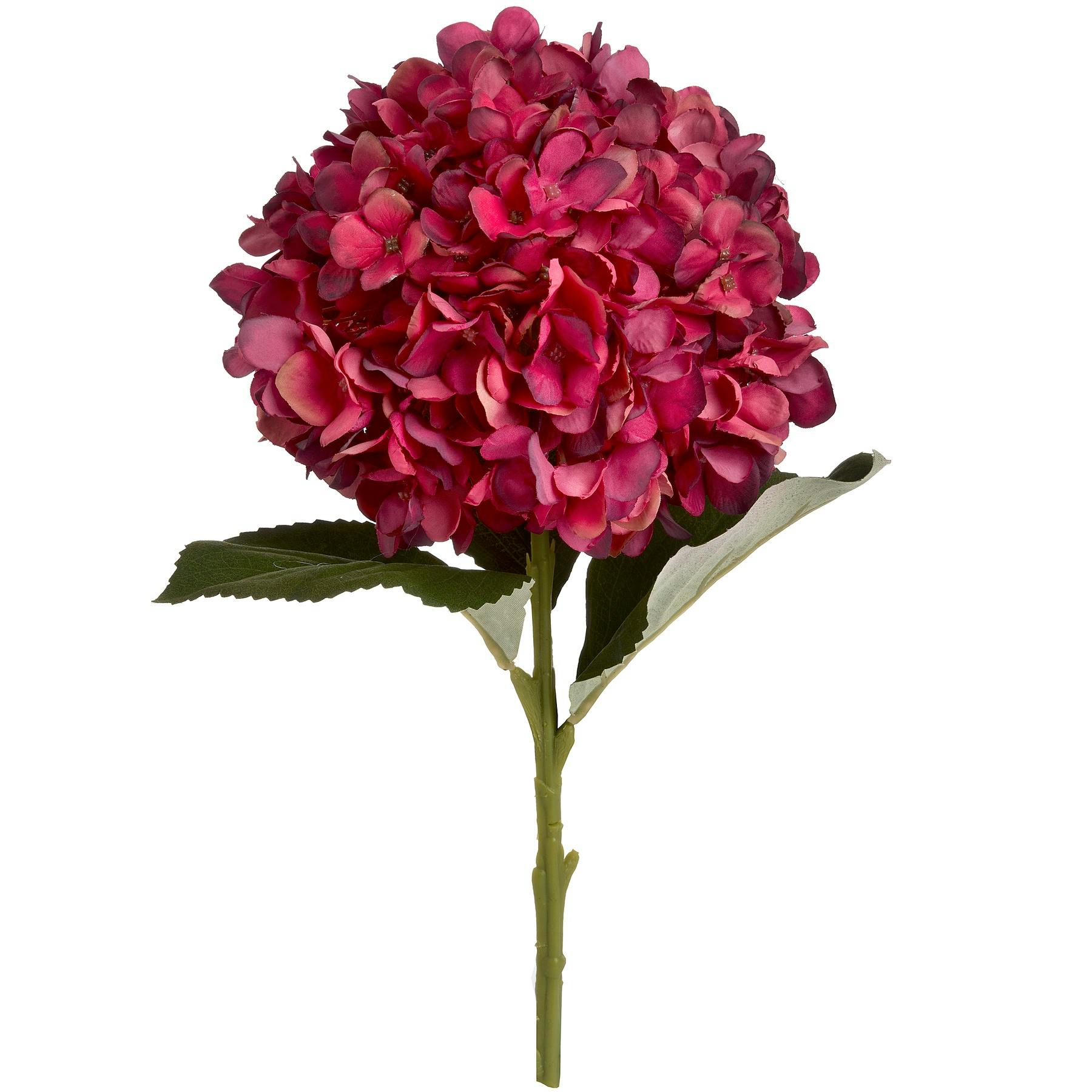 Hill Interiors Artificial Autumn Hydrangea - Ruby - One Size