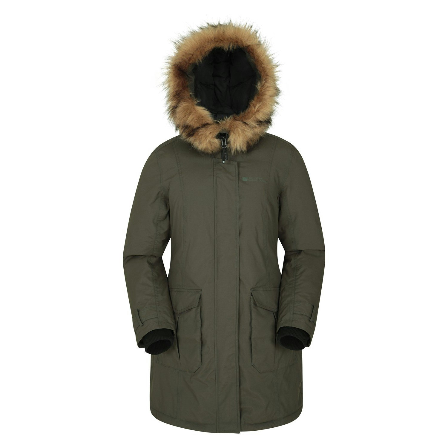 Mountain Warehouse Women's Green Aurora Down Jacket - Size 6 Uk
