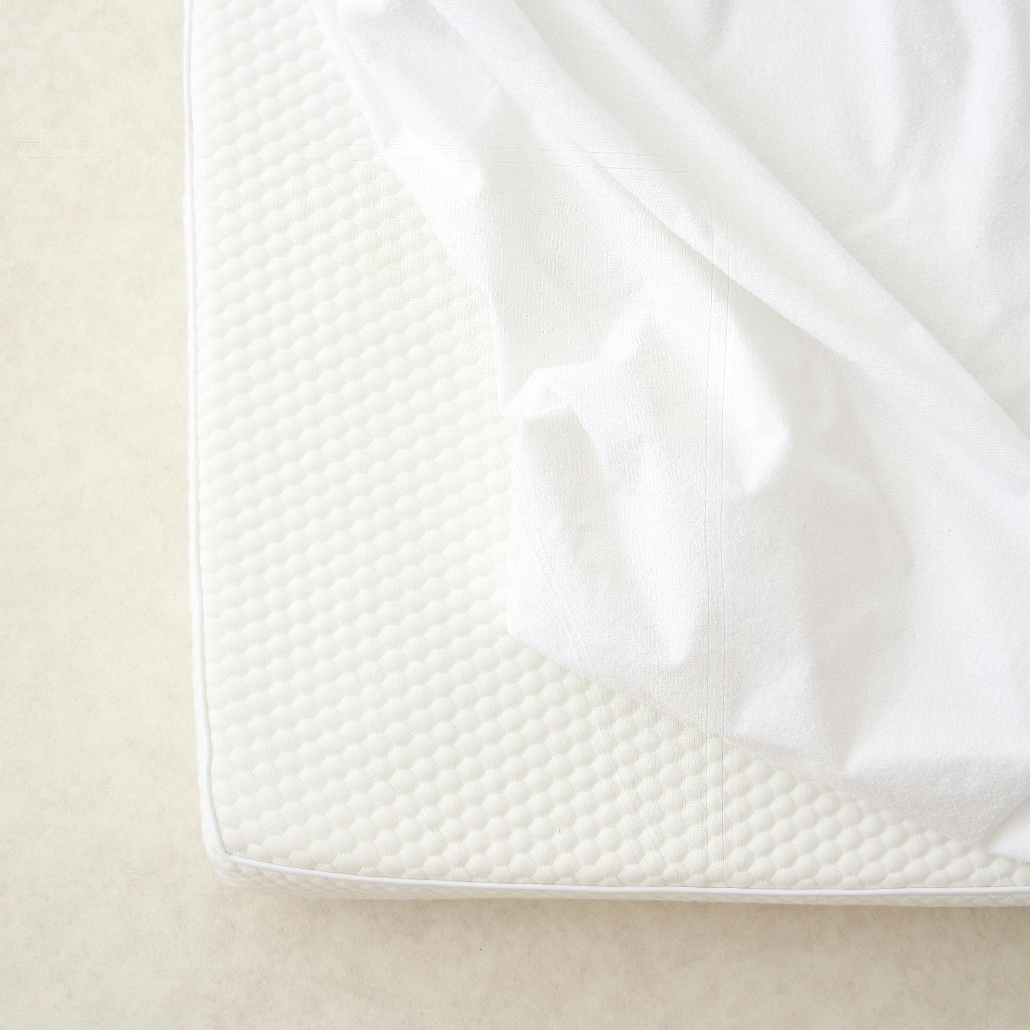 The Tiny Bed Company Waterproof Fitted Mattress Protector For Cot - 120 X 60Cm - Mattress Protector