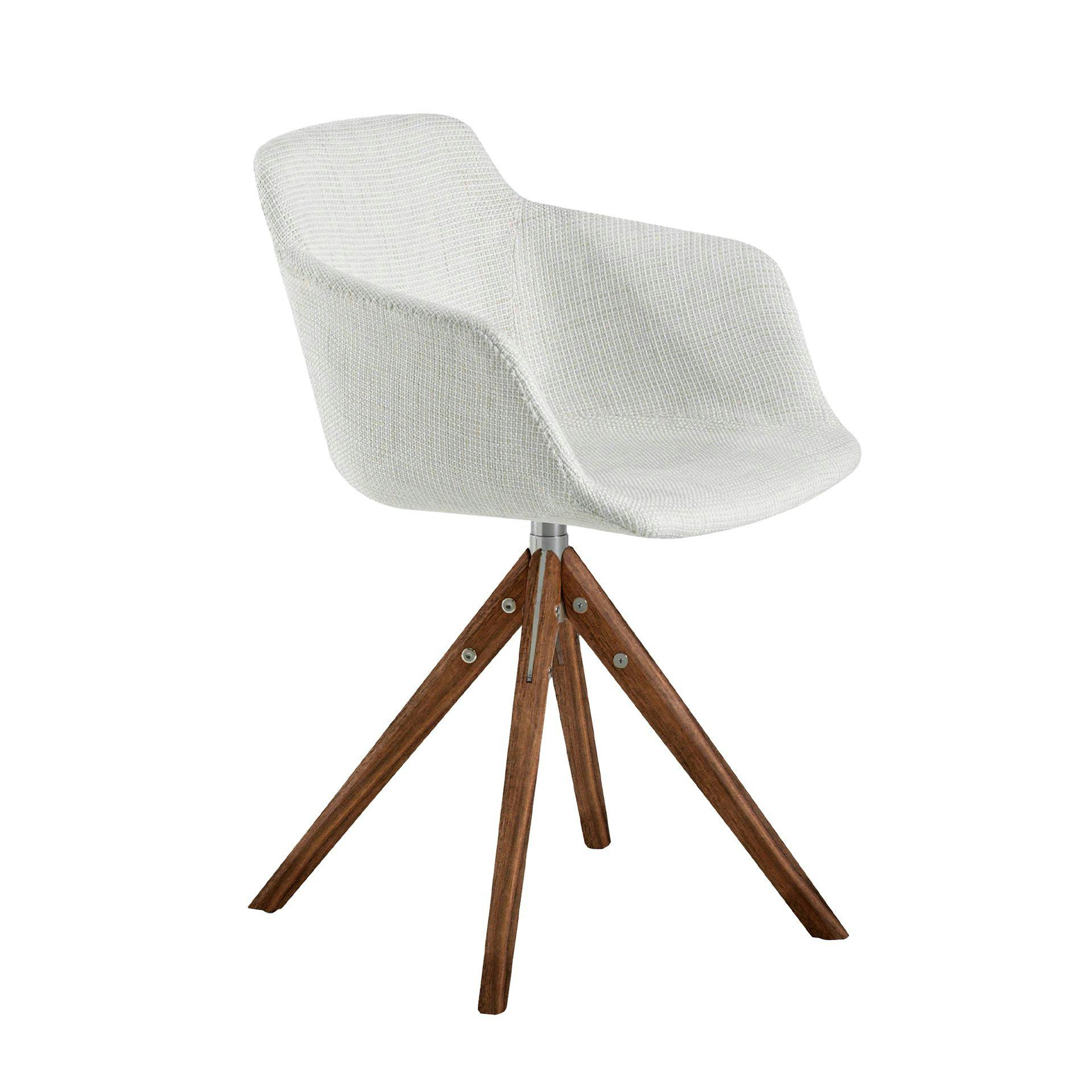 Angel Cerdá Beige Fabric Swivel Chair 4059