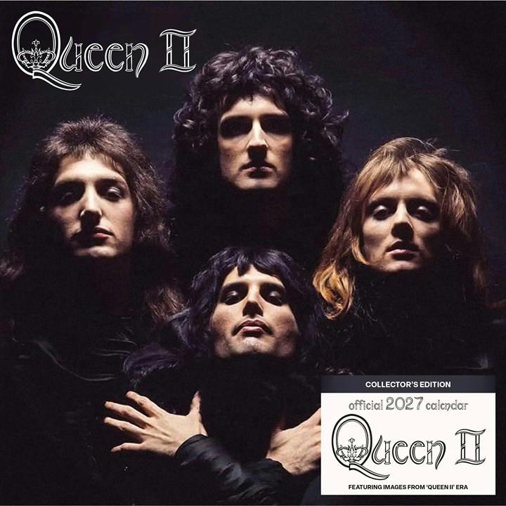 Rackhams Queen Record Collector's Edition Calendar 2027, Wall Calendars, Month To View, Entertainment, Gift - Image 8