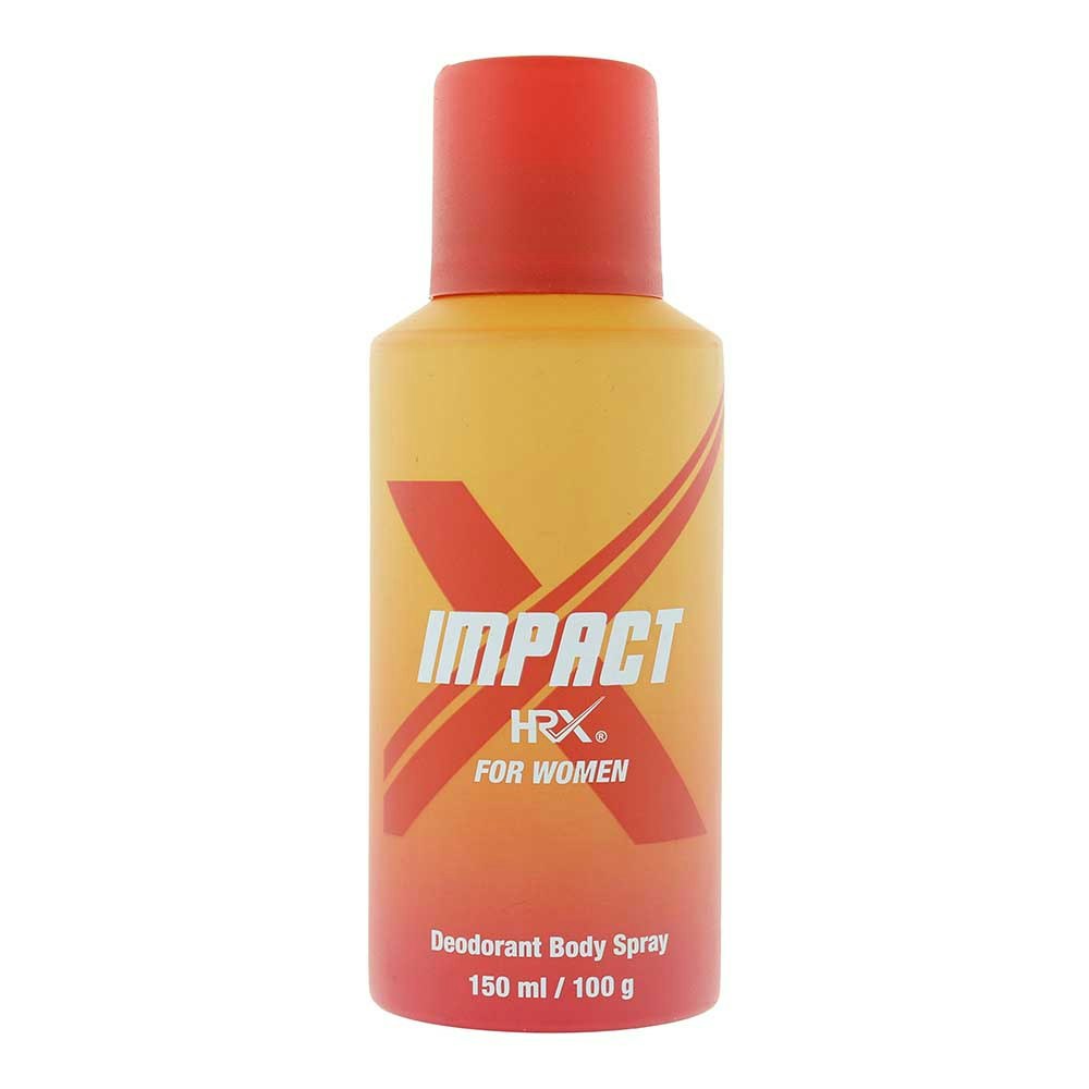Hrx Women's Green/Light/Amber Impact For Deodorant Spray 150Ml