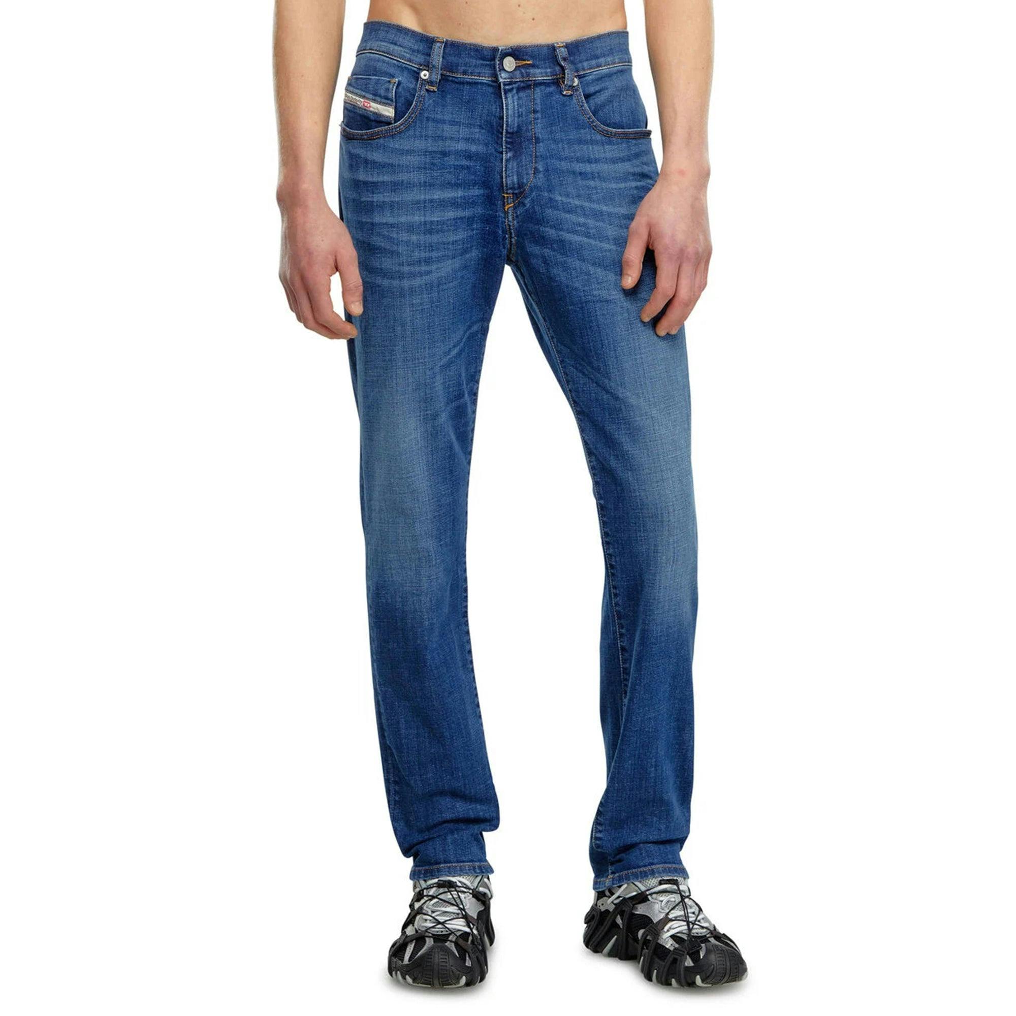 Diesel Red D-Strukt Slim Fit Jeans - 09K04 - 32/34