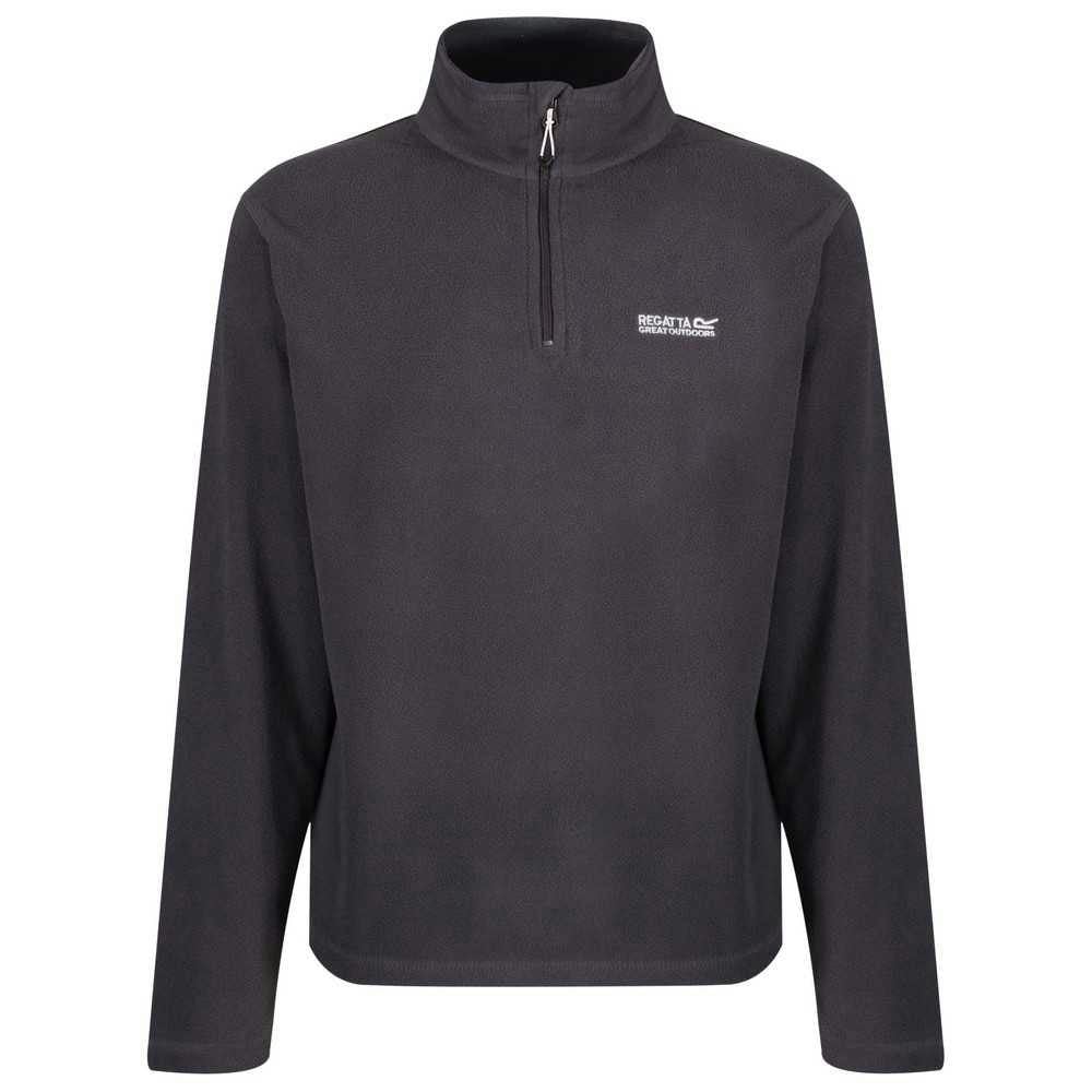 Regatta Men's Great Outdoors Thompson Half Zip Fleece Top - Iron - 5XL - Iron - 100% Polyester