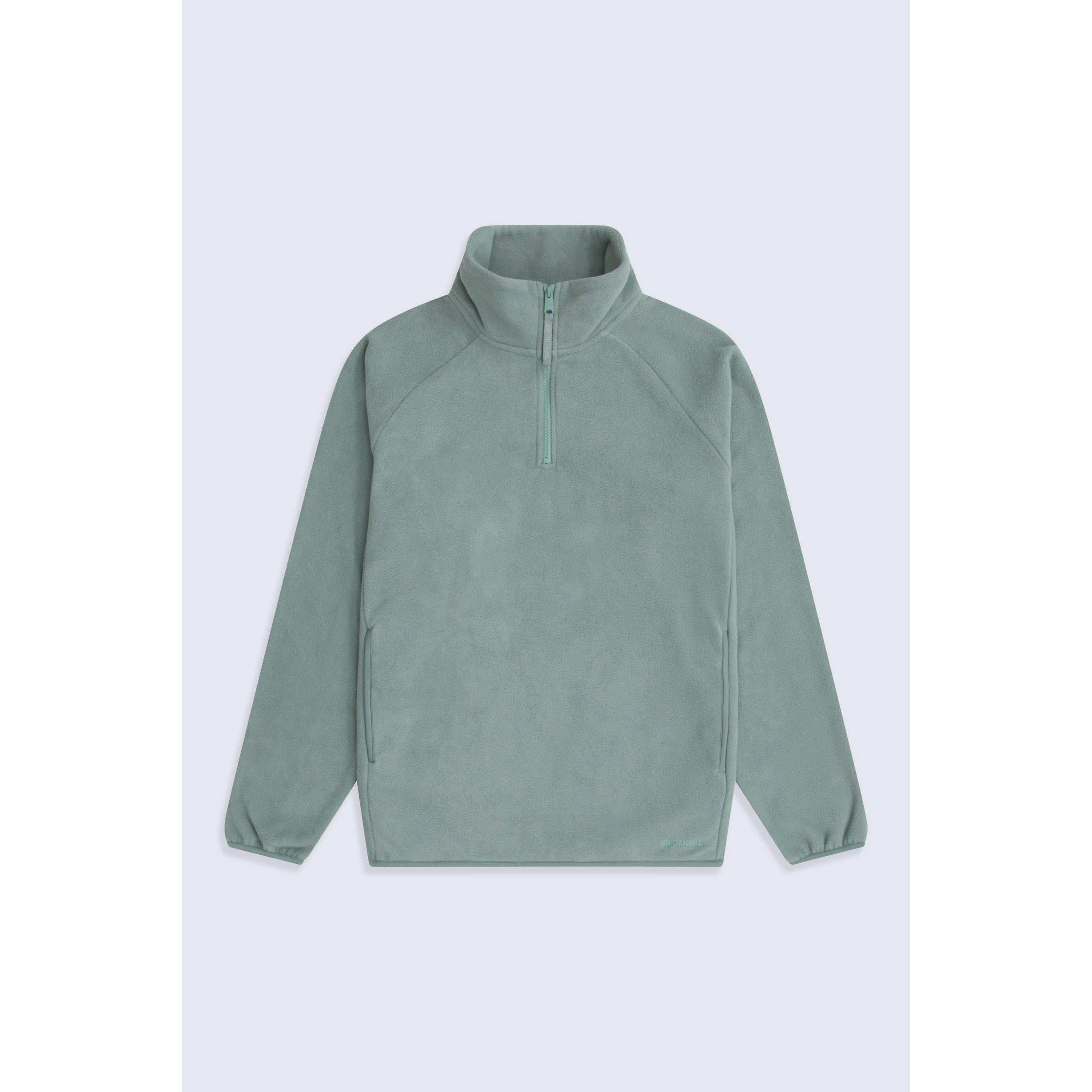 Animal Men's Light/Blue Stockholm Half Zip Fleece Top - Xxl - 100% Mixed