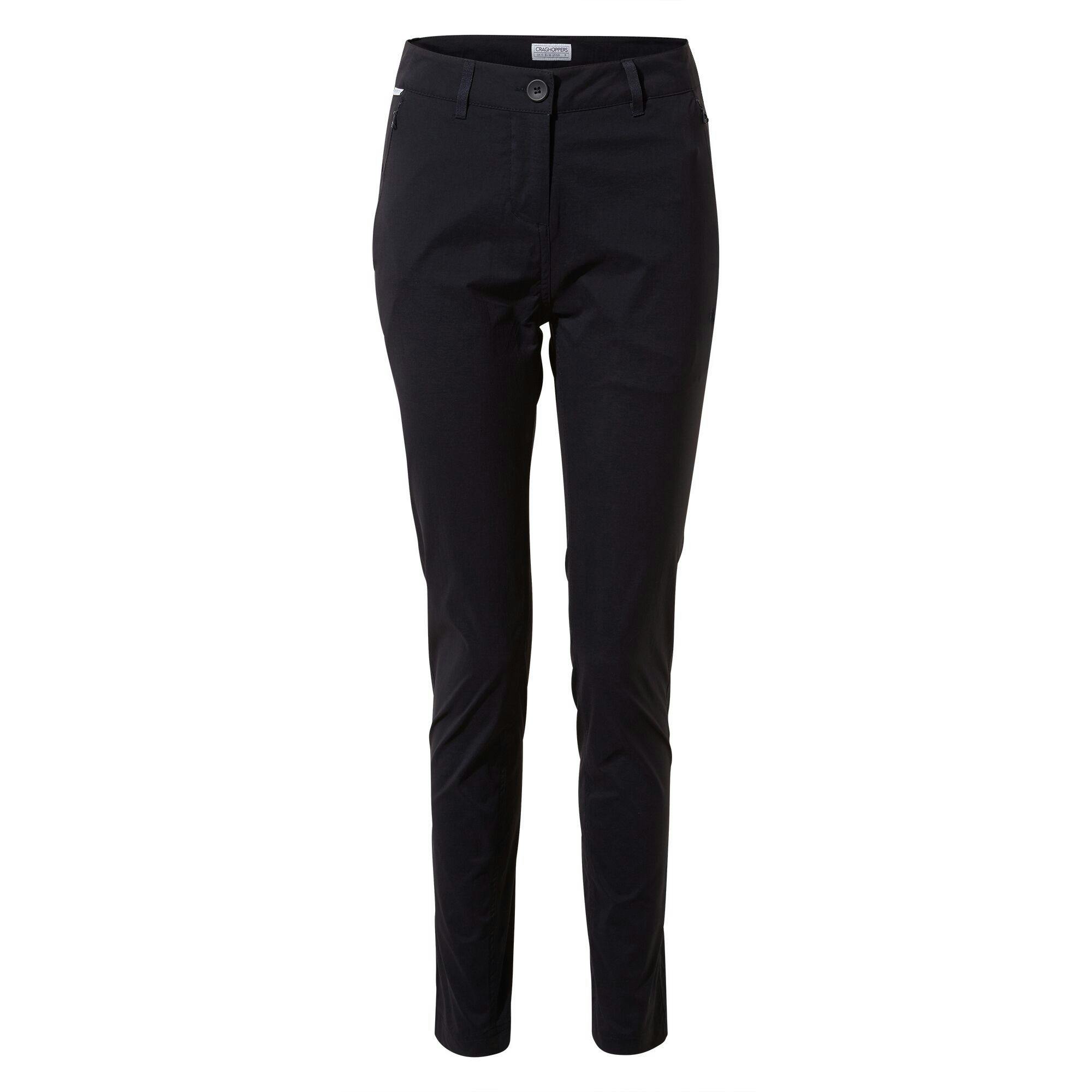 Craghoppers Women's Dark Kiwi Pro Active Trousers - Navy - 8L Uk - Navy - 96% Polyamide/4% Elastane