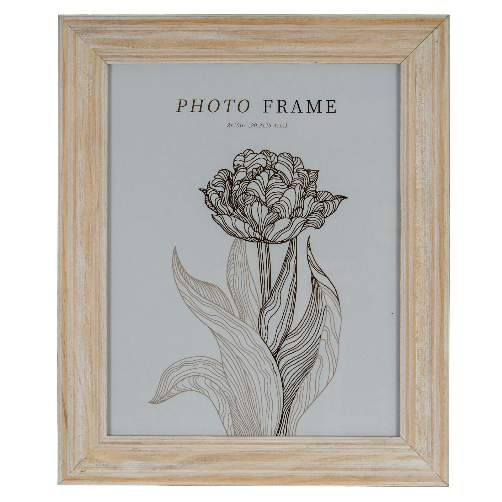 Hill Interiors White Isla Single Photo Frame - One Size - 100% Mixed