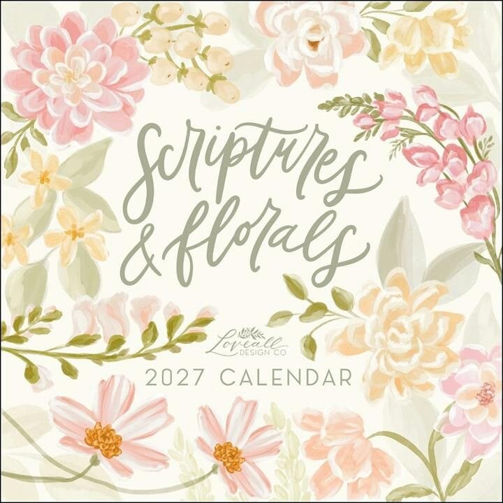 Rackhams Scriptures & Florals Calendar 2027, Wall Calendars, Month To View, Lifestyle, Gift - Image 6