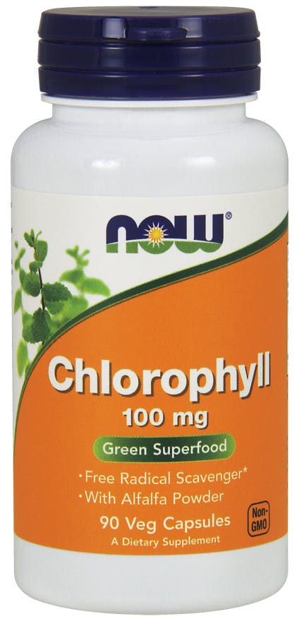 NOW Foods Chlorophyll 100mg Green Superfood - 90 vcaps - Image 7