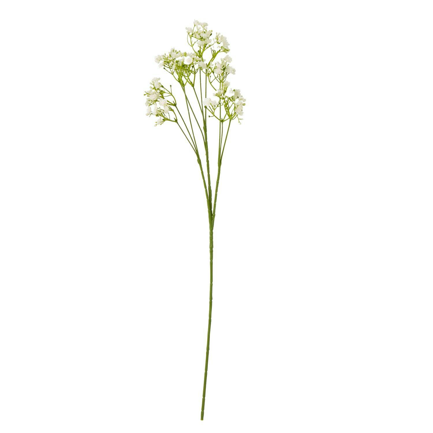 Hill Interiors Cream Gypsophila Stem Artificial Flower - One Size