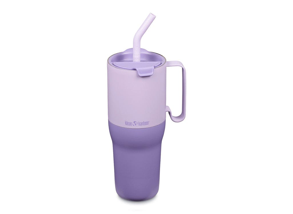 Rackhams 1064Ml Rise Tumbler With Straw Lid - Orchid Bloom