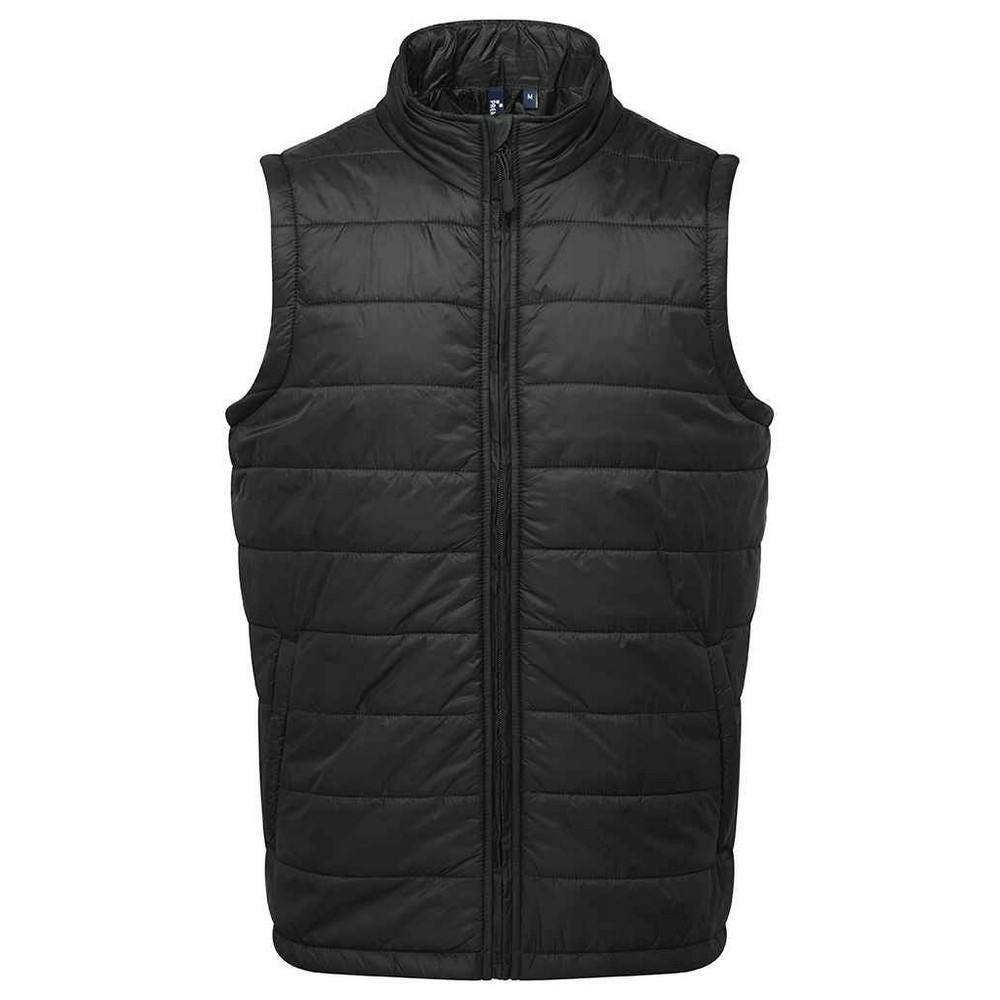 Premier (S, Black) Mens Recyclight Gilet - Image 3