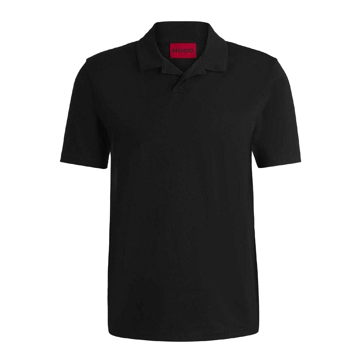 Hugo Men's Black Dimerspolo Polo Shirt - Xs - 96% Cotton/4% Elastane