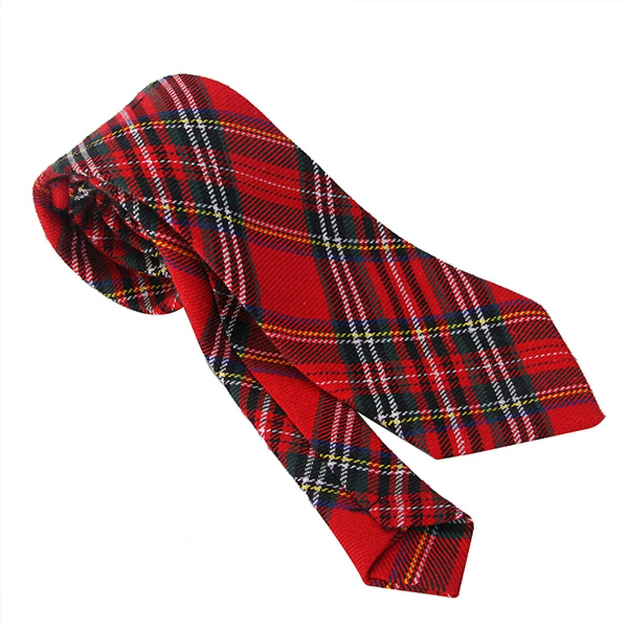 Heritage Traditions Red Royal Stewart Tartan Tie