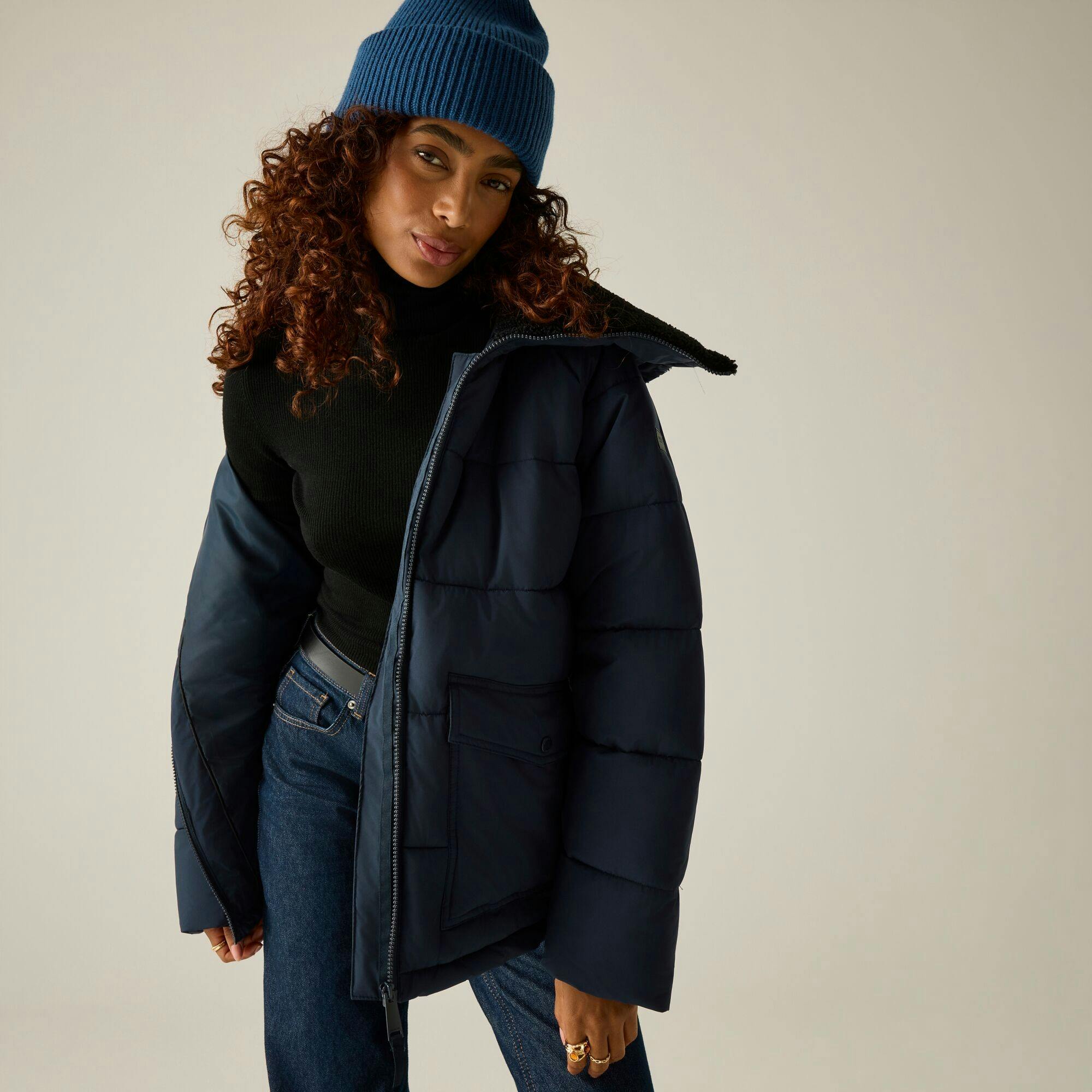 Regatta Women's / Kayana Padded Jacket - Navy - 20 Uk - Navy - 70% Polyester/30% Recycled Polyester