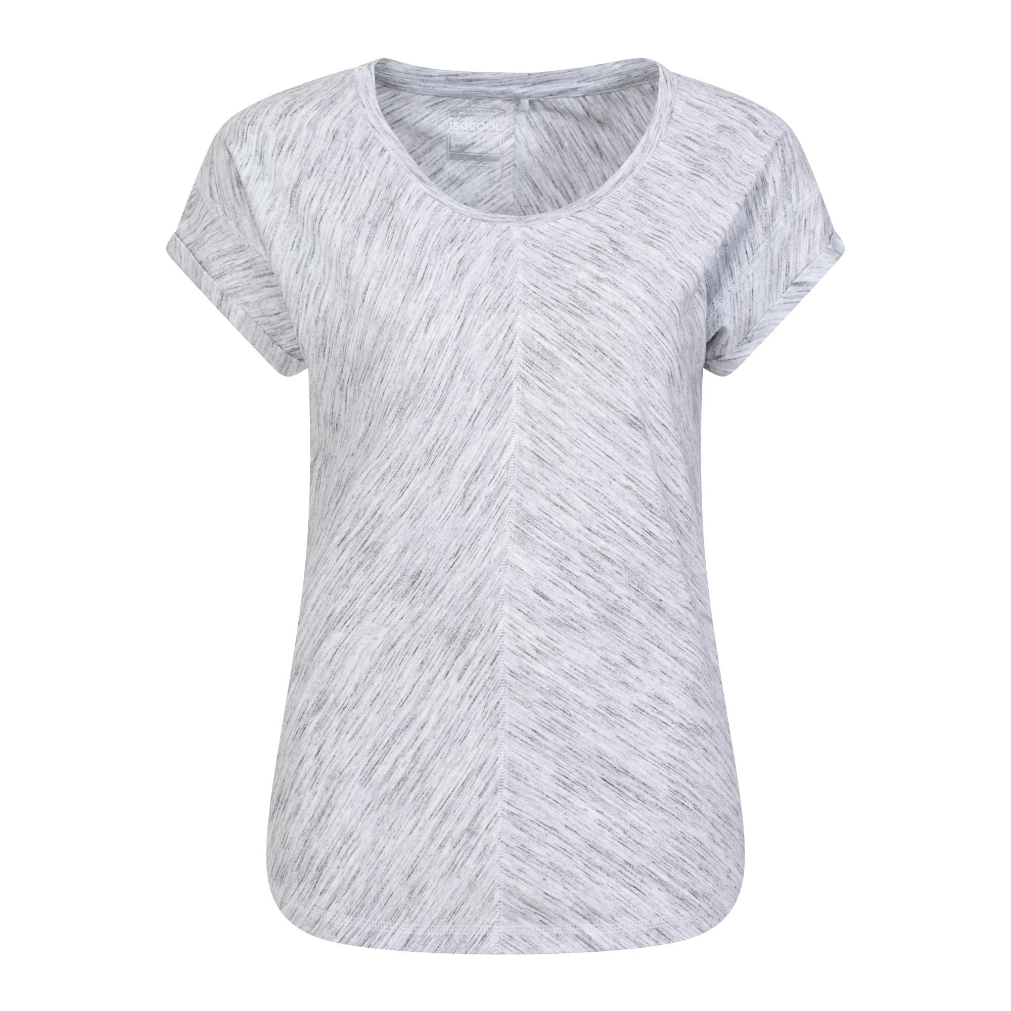 Mountain Warehouse Women's White / Retreat T-Shirt - 14 Uk - 95% Cotton/5% Polyester