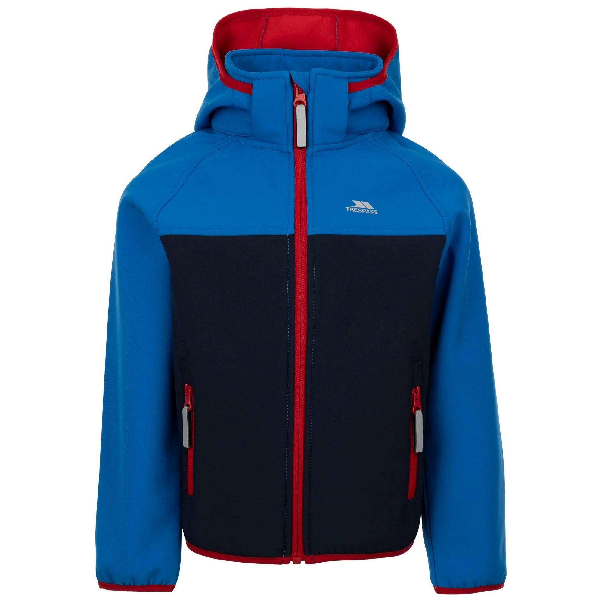 Trespass Childrens/Kids Hanbury Soft Shell Jacket - Navy - 5-6 Years - Navy - 95% Polyester/5% Elastane