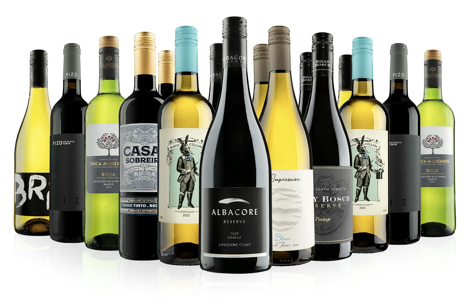 Virgin Wines Red/White - 16 Bottle Mixed Wine Case