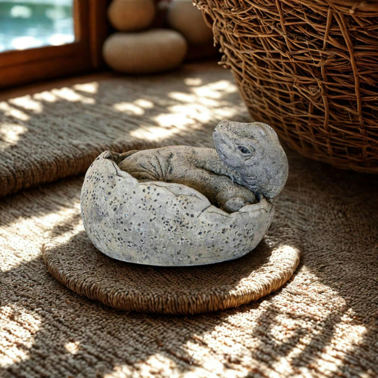 Rackhams Small Brontosaurus Stone Cast Garden Sculpture Dinosaur Animal Statue