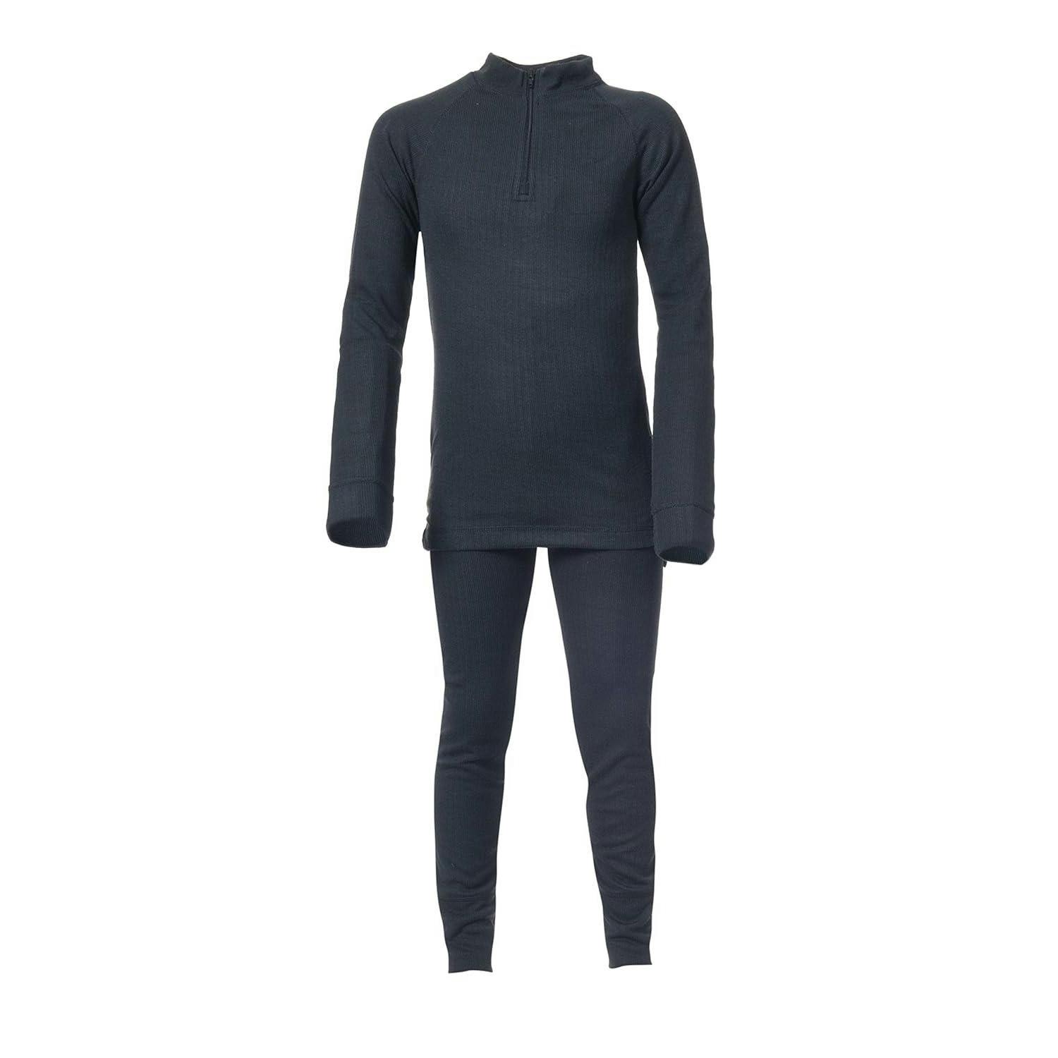 Trespass Unisex Black Adult Unite360 Base Layer Set - X - L - X - 100% Polyester