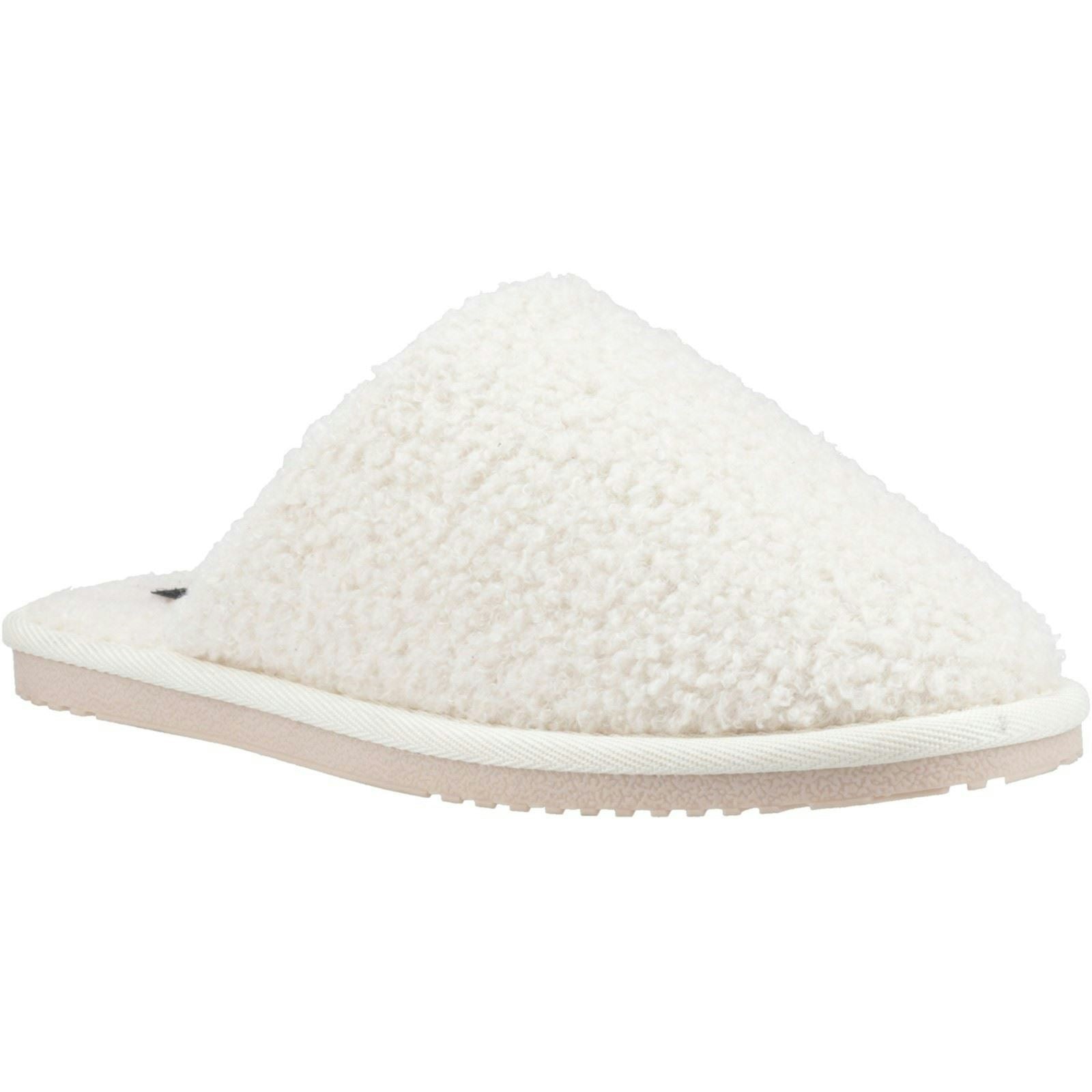 Hush Puppies Women's Cream Joanna Textile Slippers - Size 4