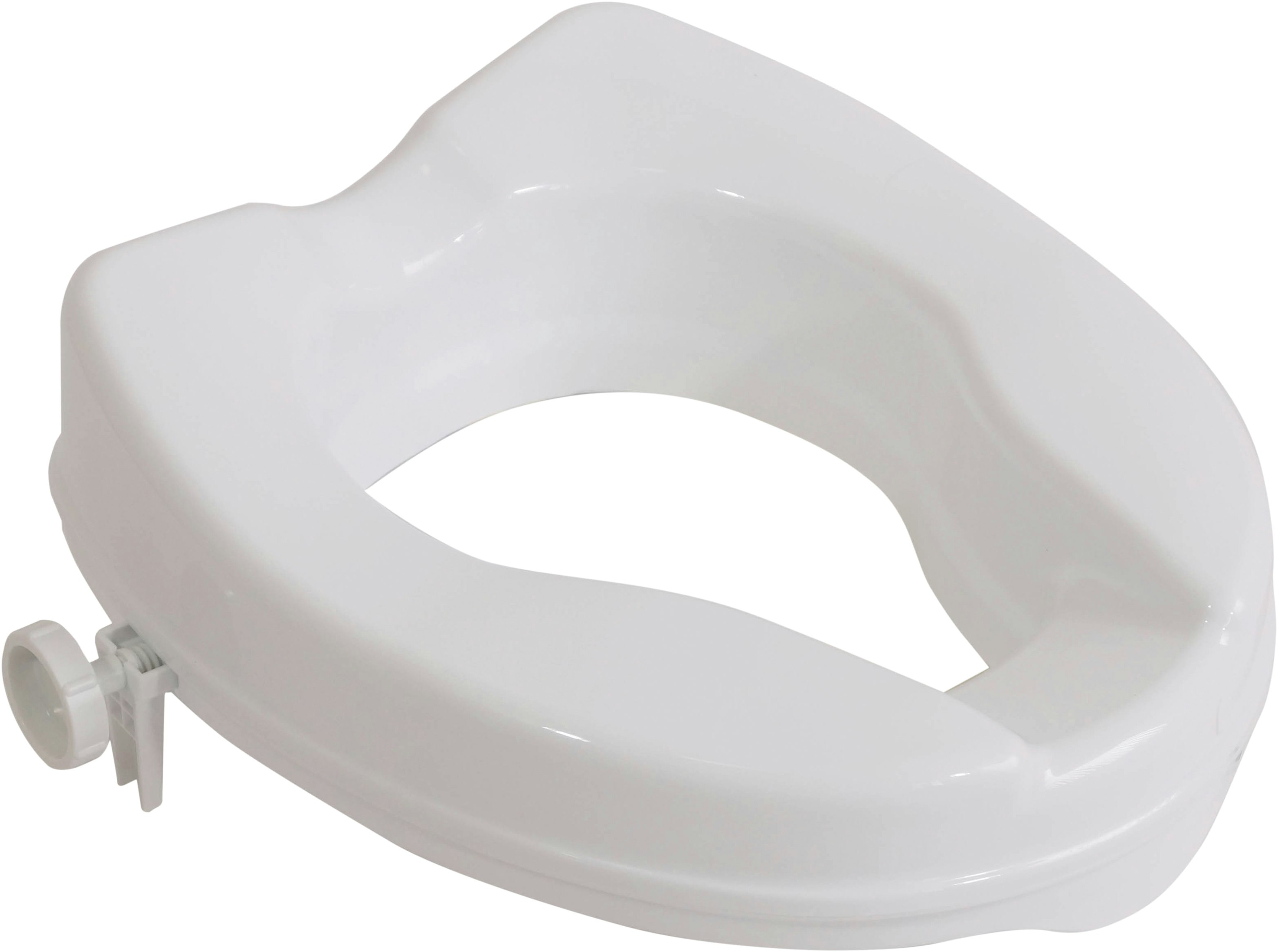 Aidapt Viscount Raised Toilet Seat 2 Inch No Lid