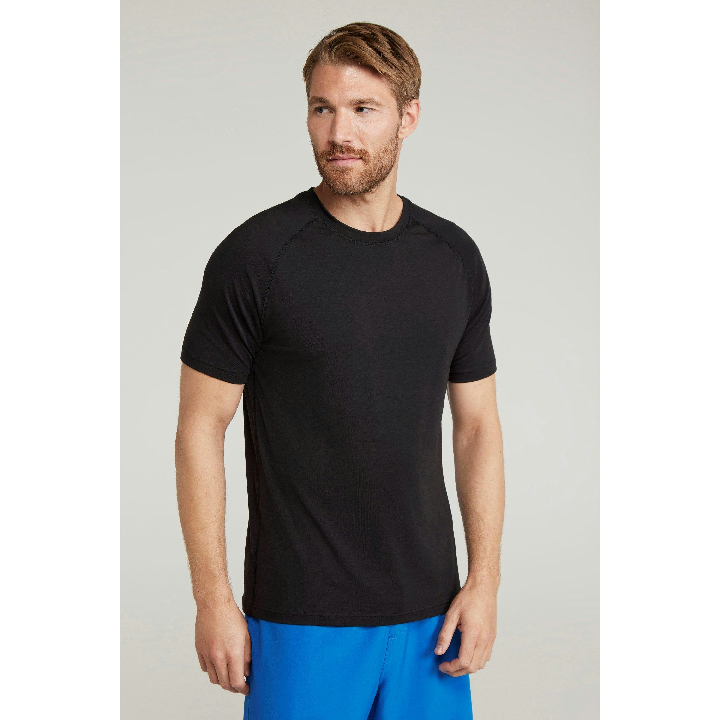 Mountain Warehouse Men's Black Quick Dry T-Shirt - 3XL