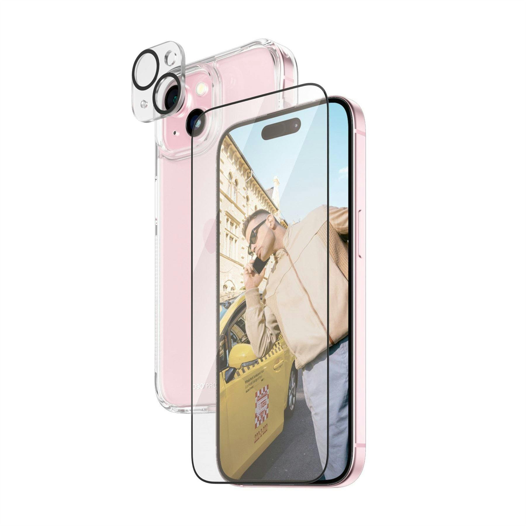 Panzerglass Panzer Glass Powerful 3 In 1 Bundle Pack For Iphone 15 6.1" - B1172+2809